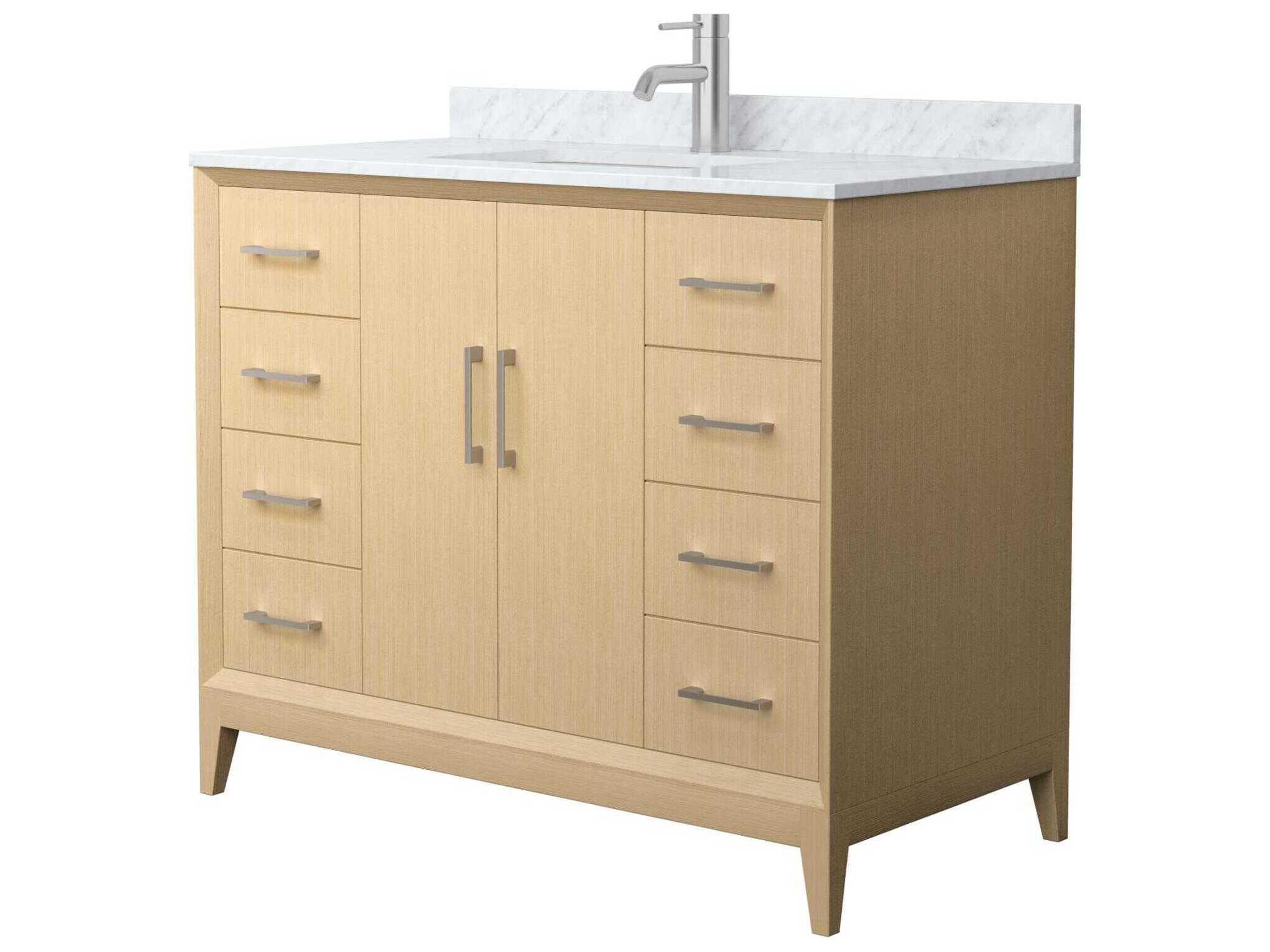 Wyndham Collection Janna 42" White Vanity