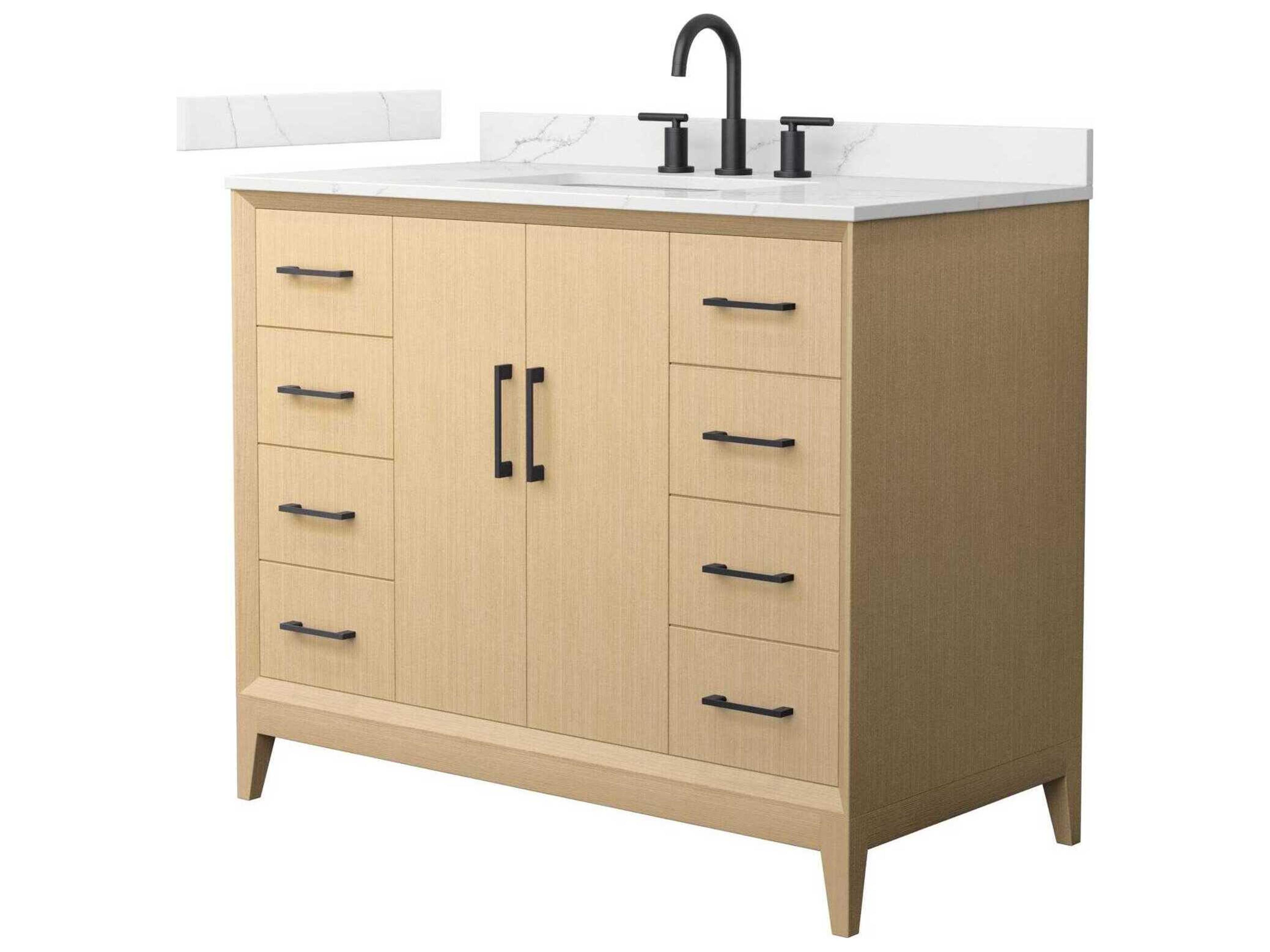 Wyndham Collection Janna 42" White Vanity