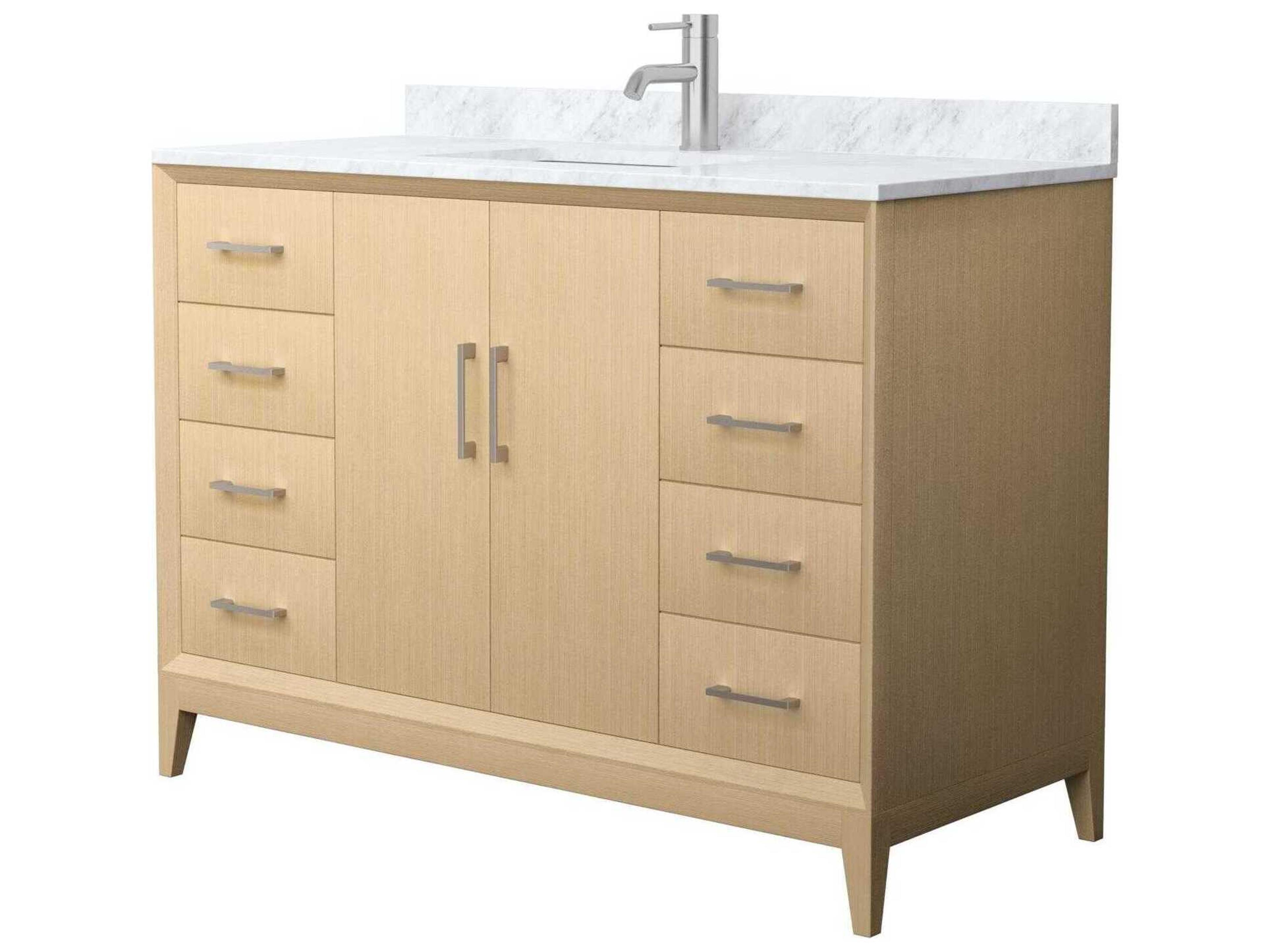 Wyndham Collection Janna 48" White Vanity