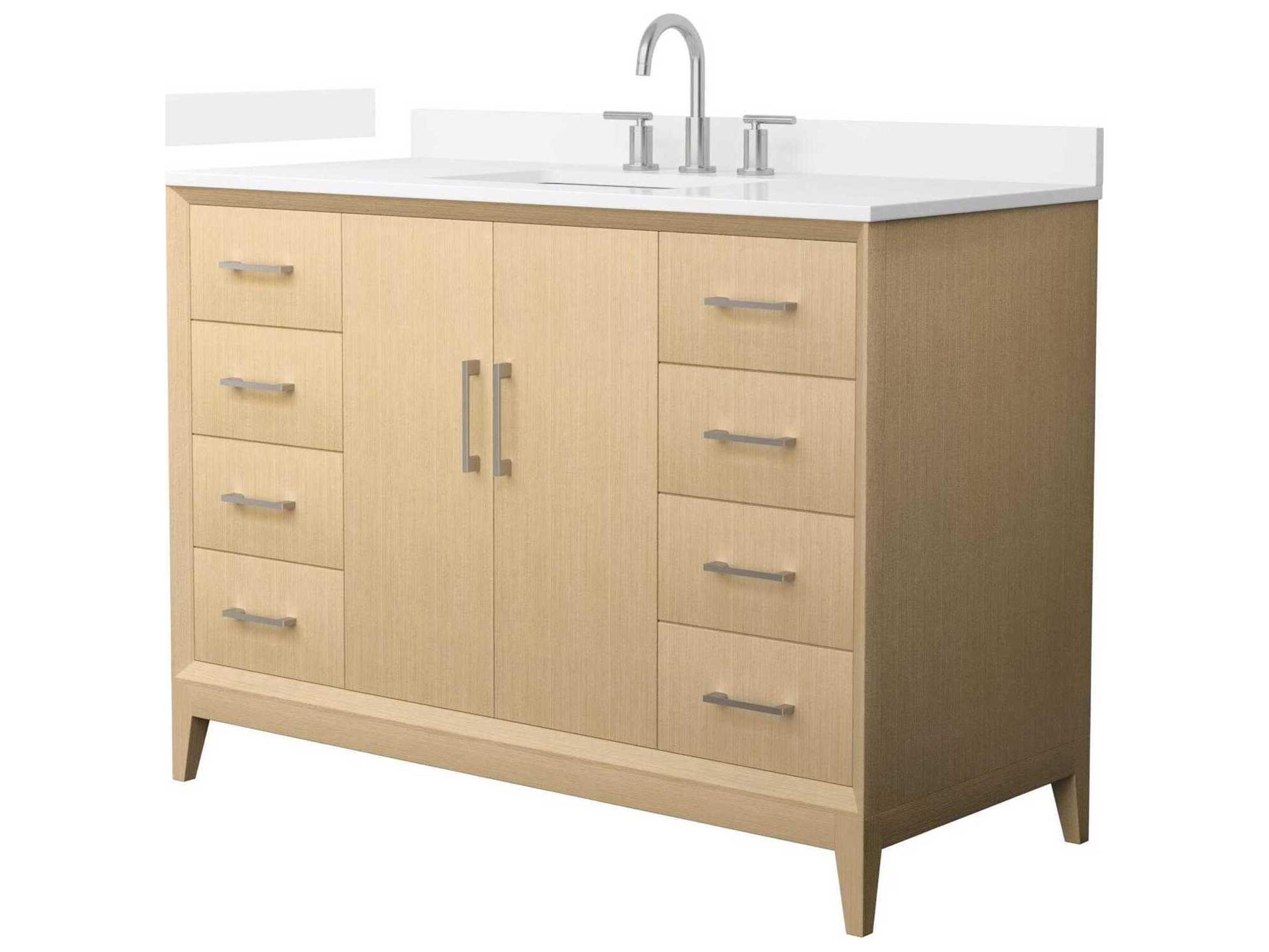 Wyndham Collection Janna 48" White Vanity