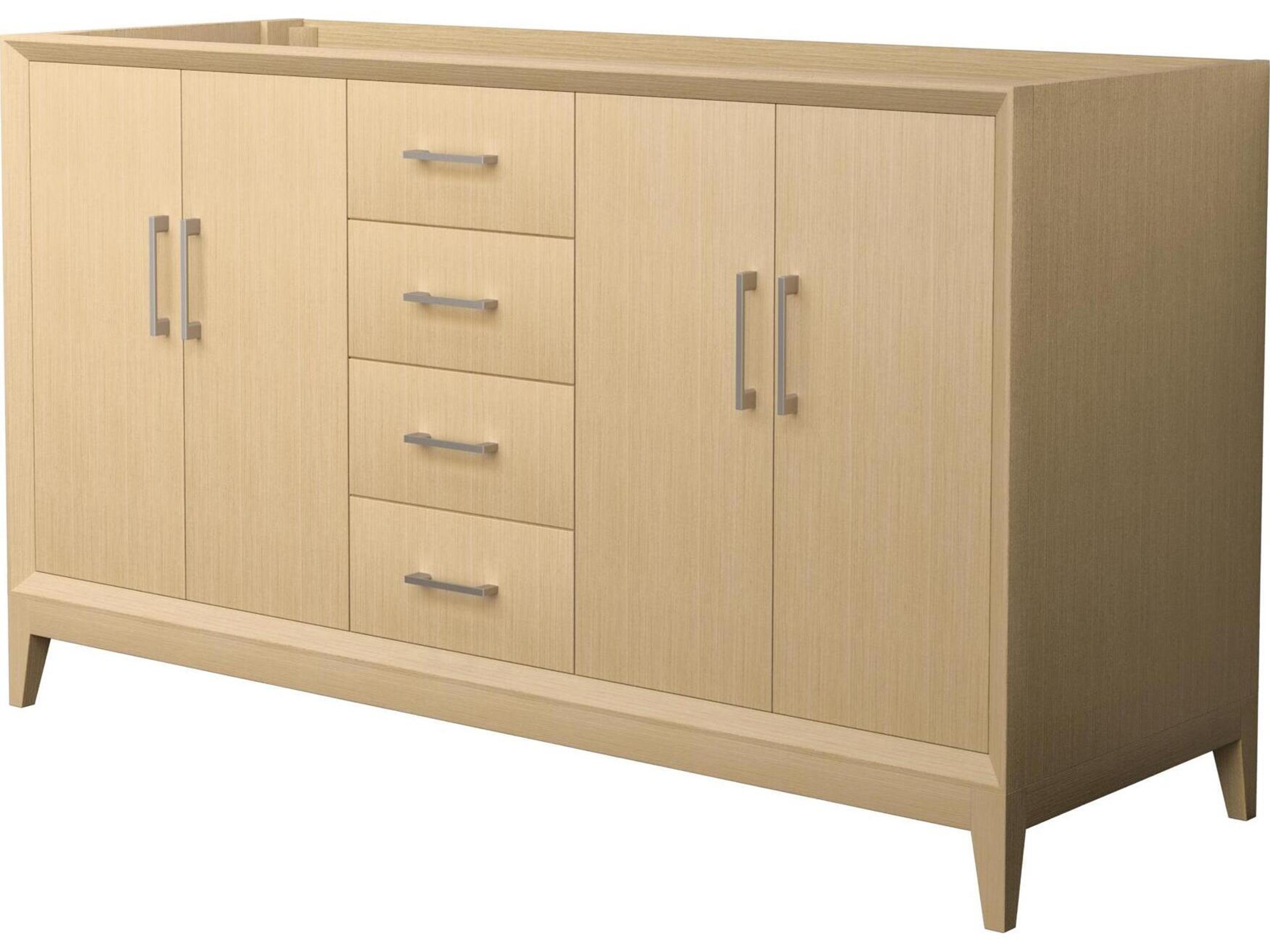 Wyndham Collection Janna 59" White Vanity