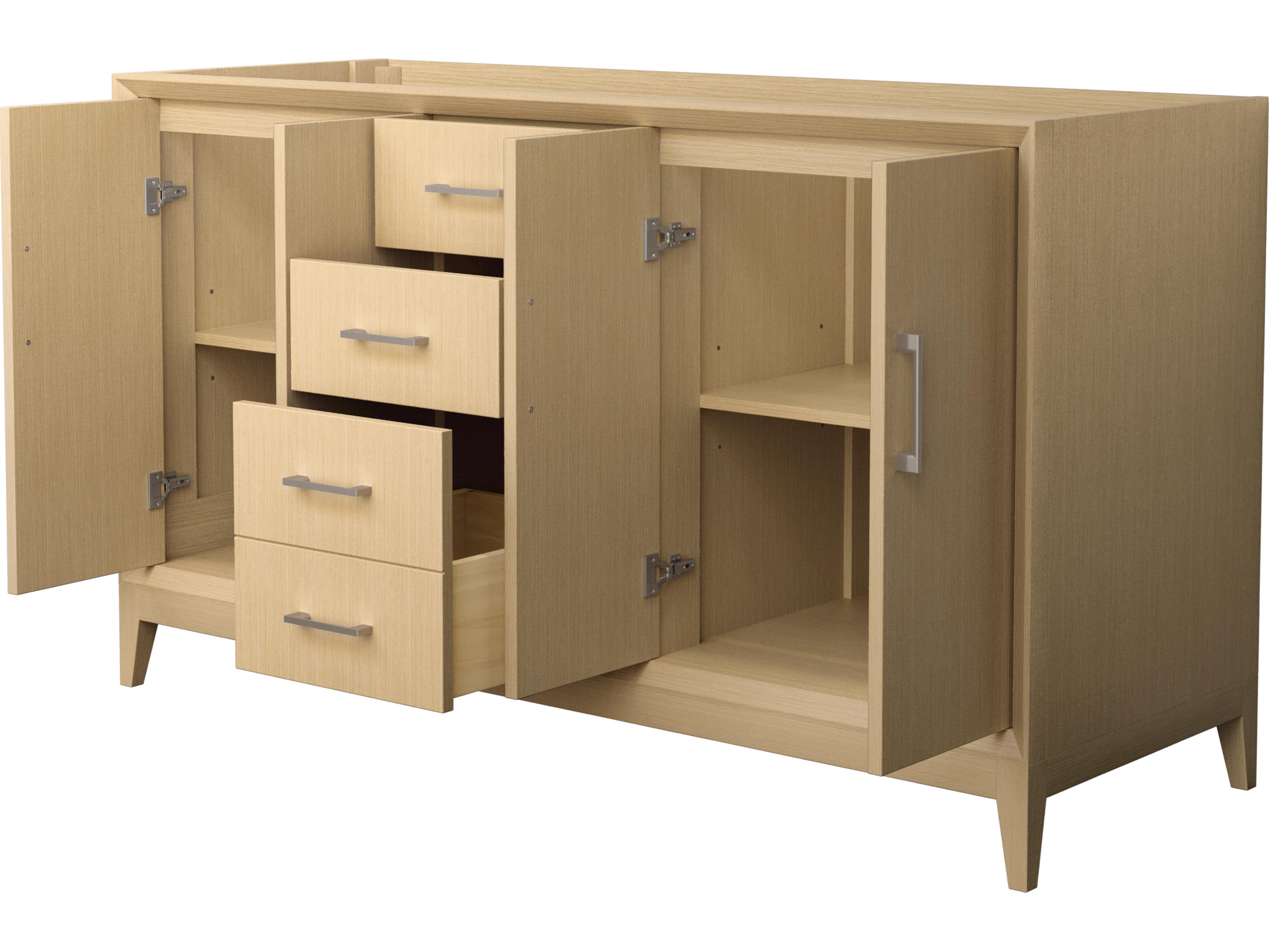 Wyndham Collection Janna 59" White Vanity