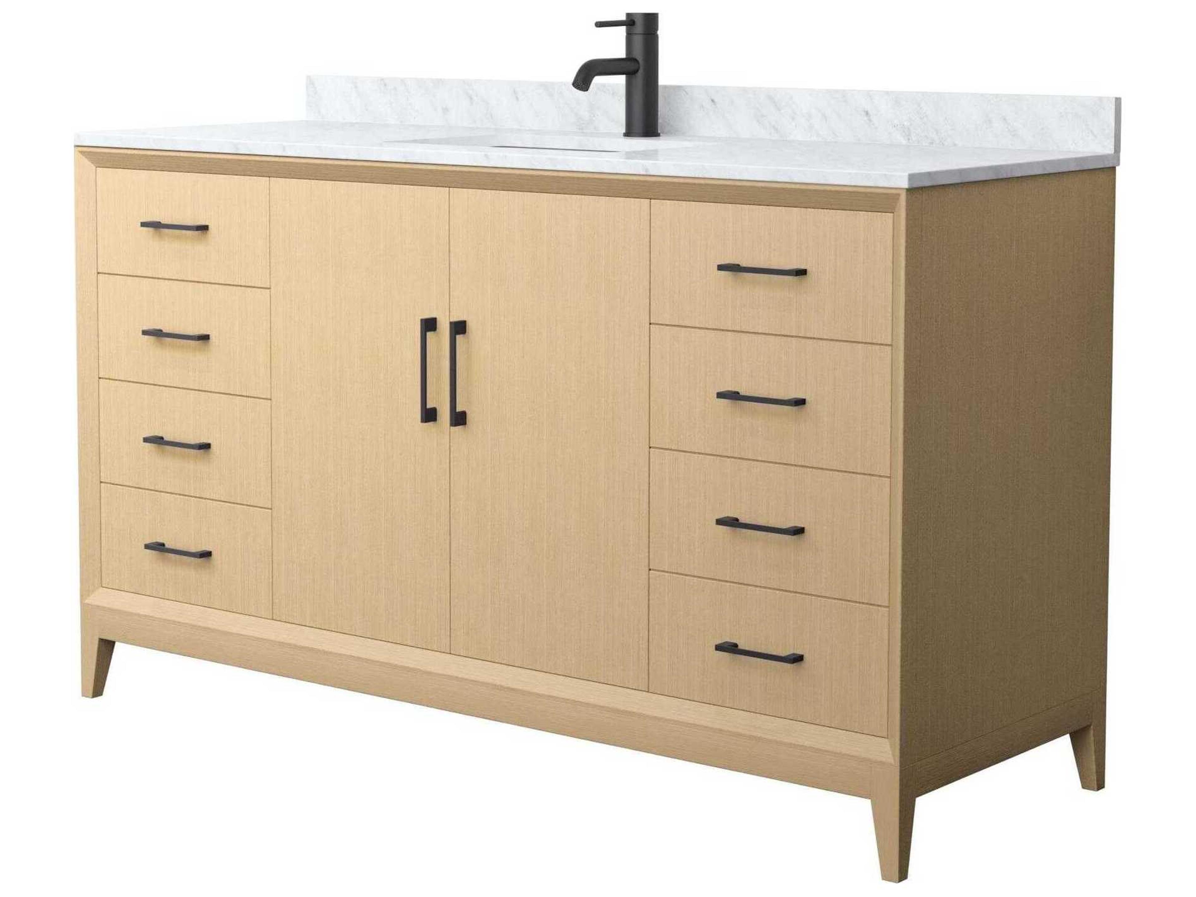 Wyndham Collection Janna 60" White Vanity