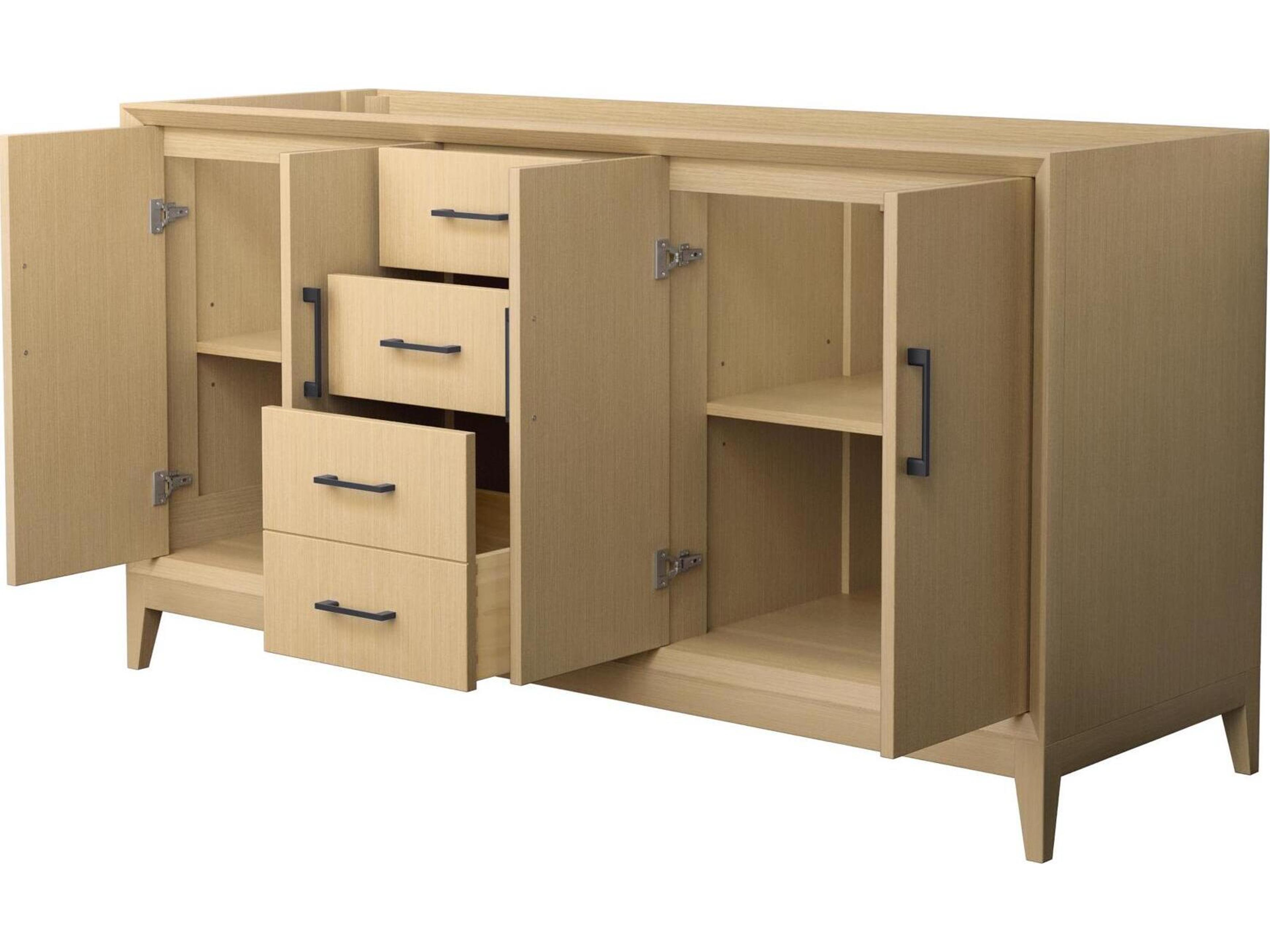 Wyndham Collection Janna 65" White Vanity