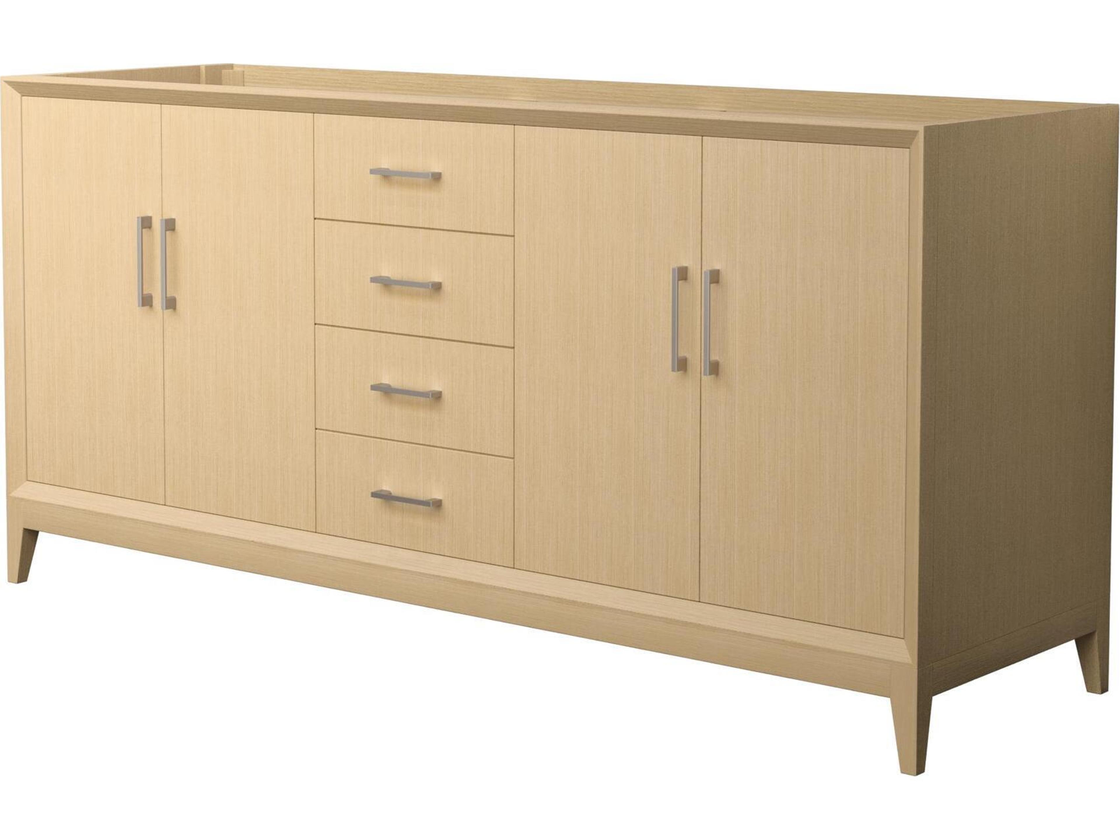 Wyndham Collection Janna 72" White Vanity