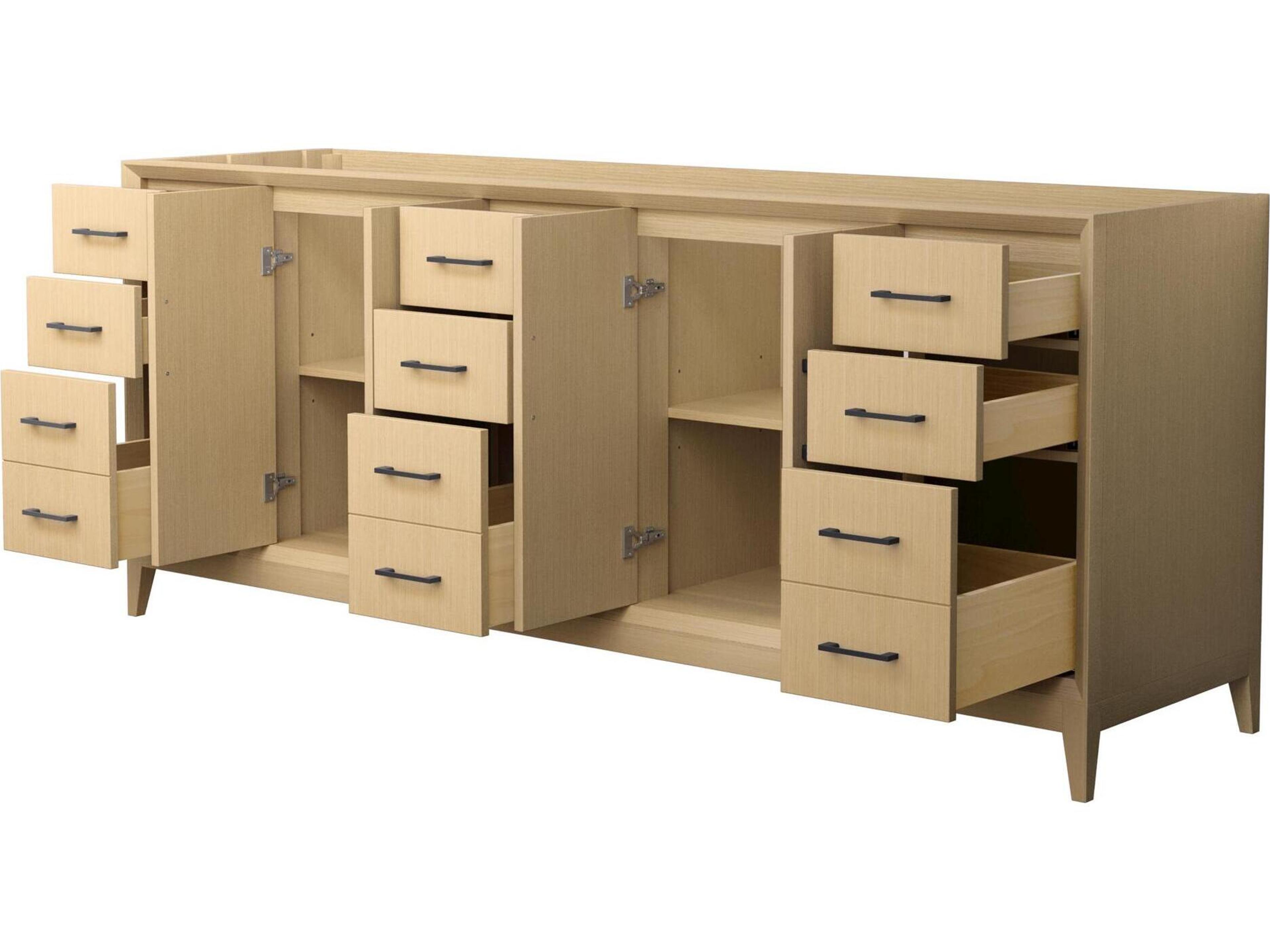 Wyndham Collection Janna 83" White Vanity