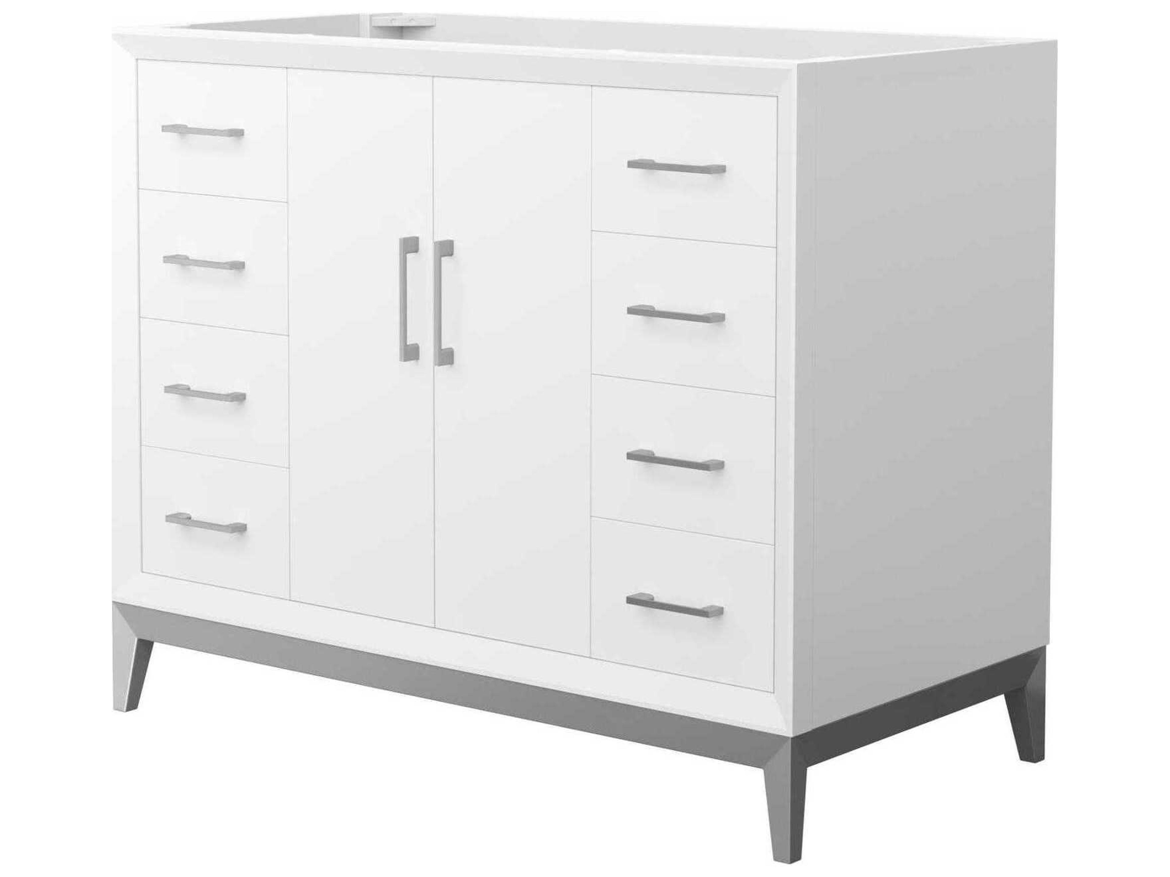 Wyndham Collection Amici 42" White Vanity