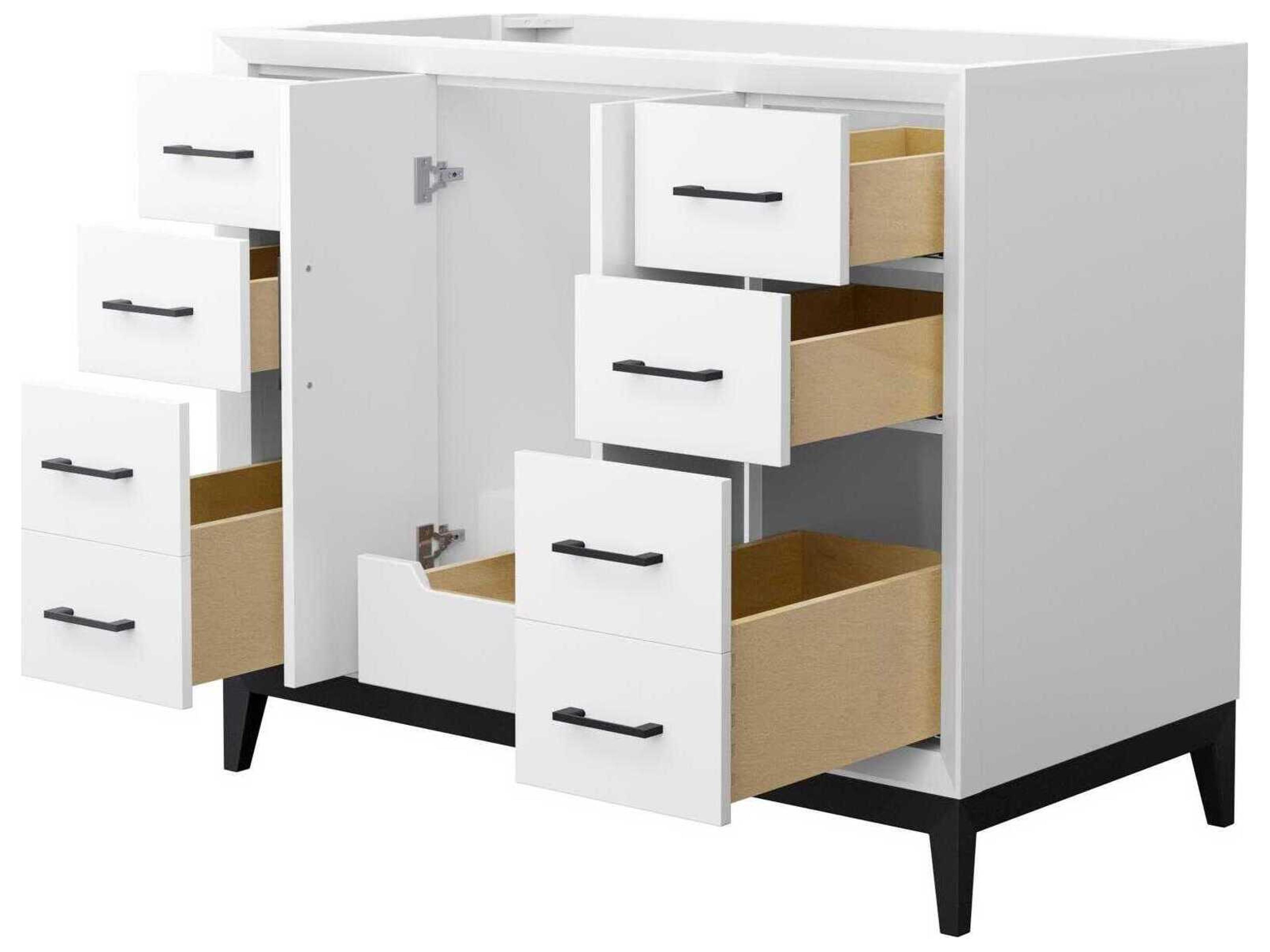 Wyndham Collection Amici 42" White Vanity