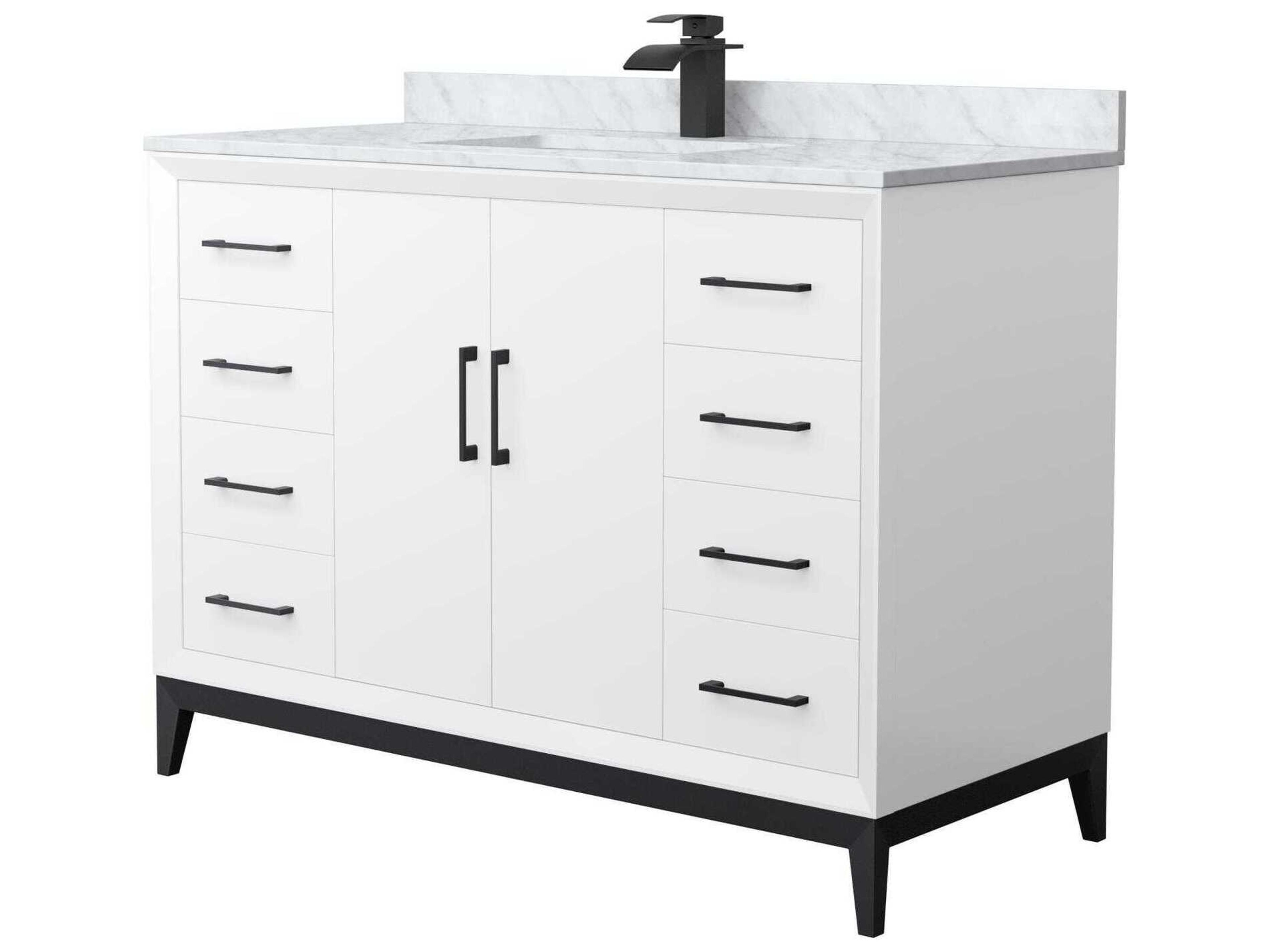 Wyndham Collection Amici 48" White Vanity