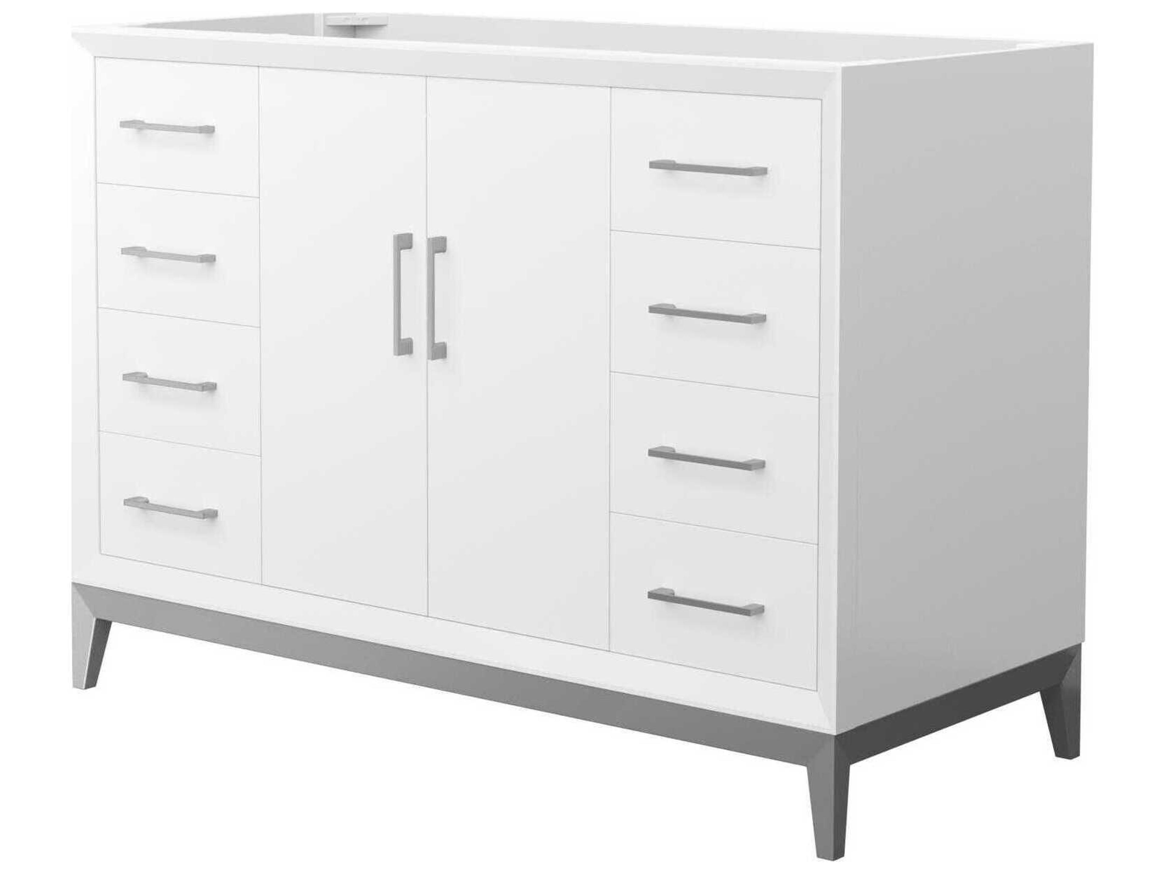Wyndham Collection Amici 47" White Vanity