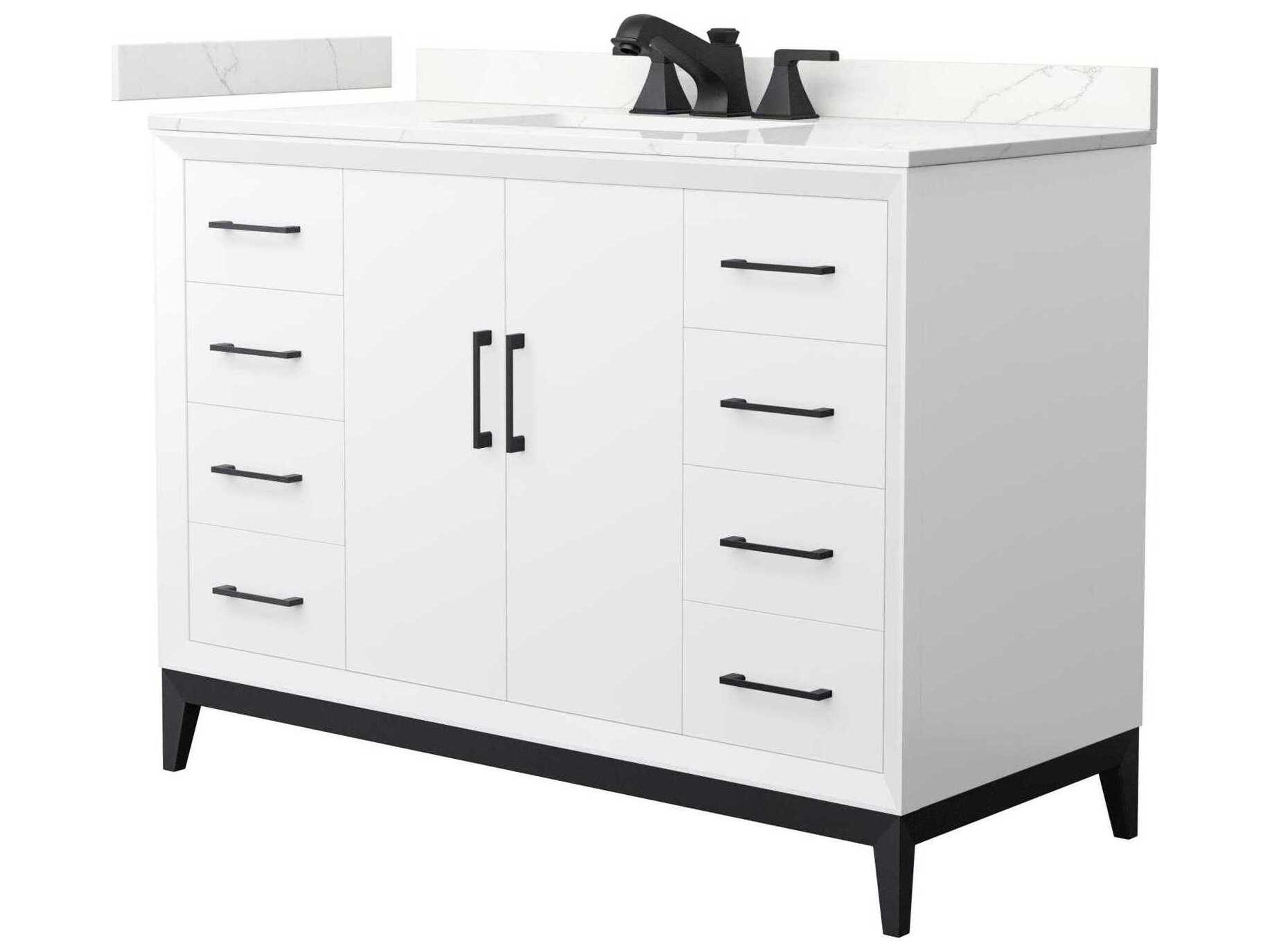 Wyndham Collection Amici 48" White Vanity