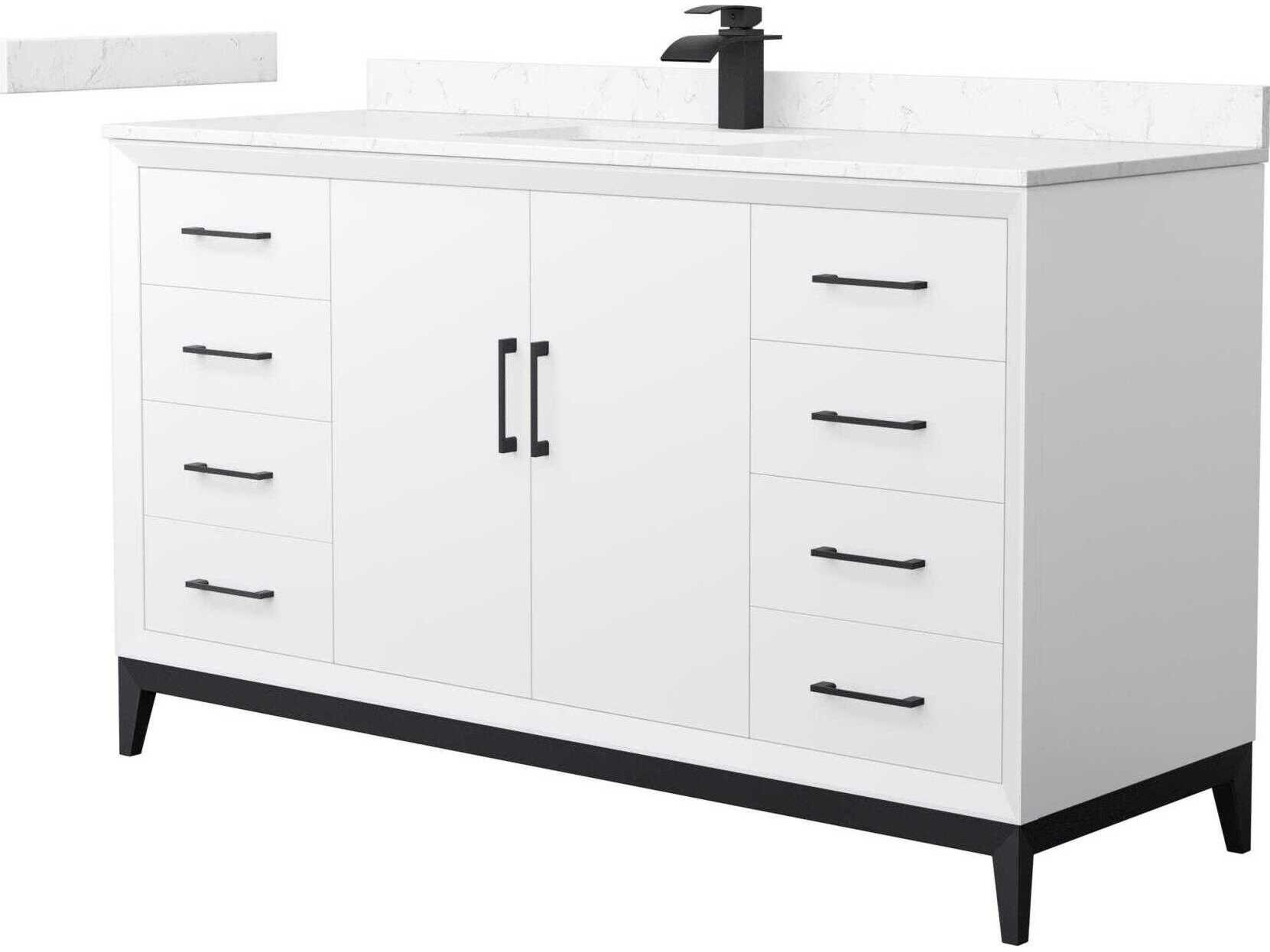 Amici 60" White Vanity