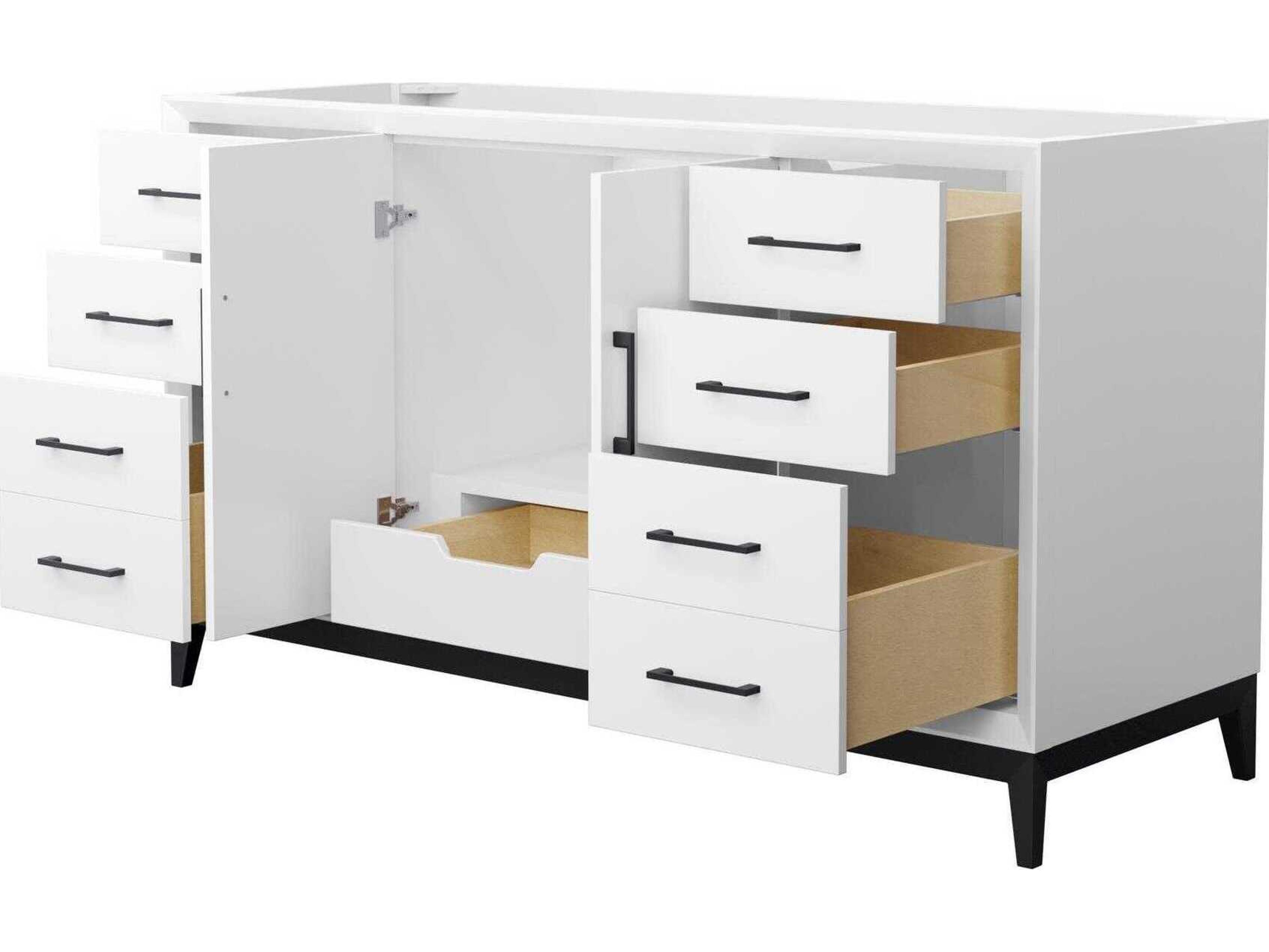 Wyndham Collection Amici 60" White Vanity