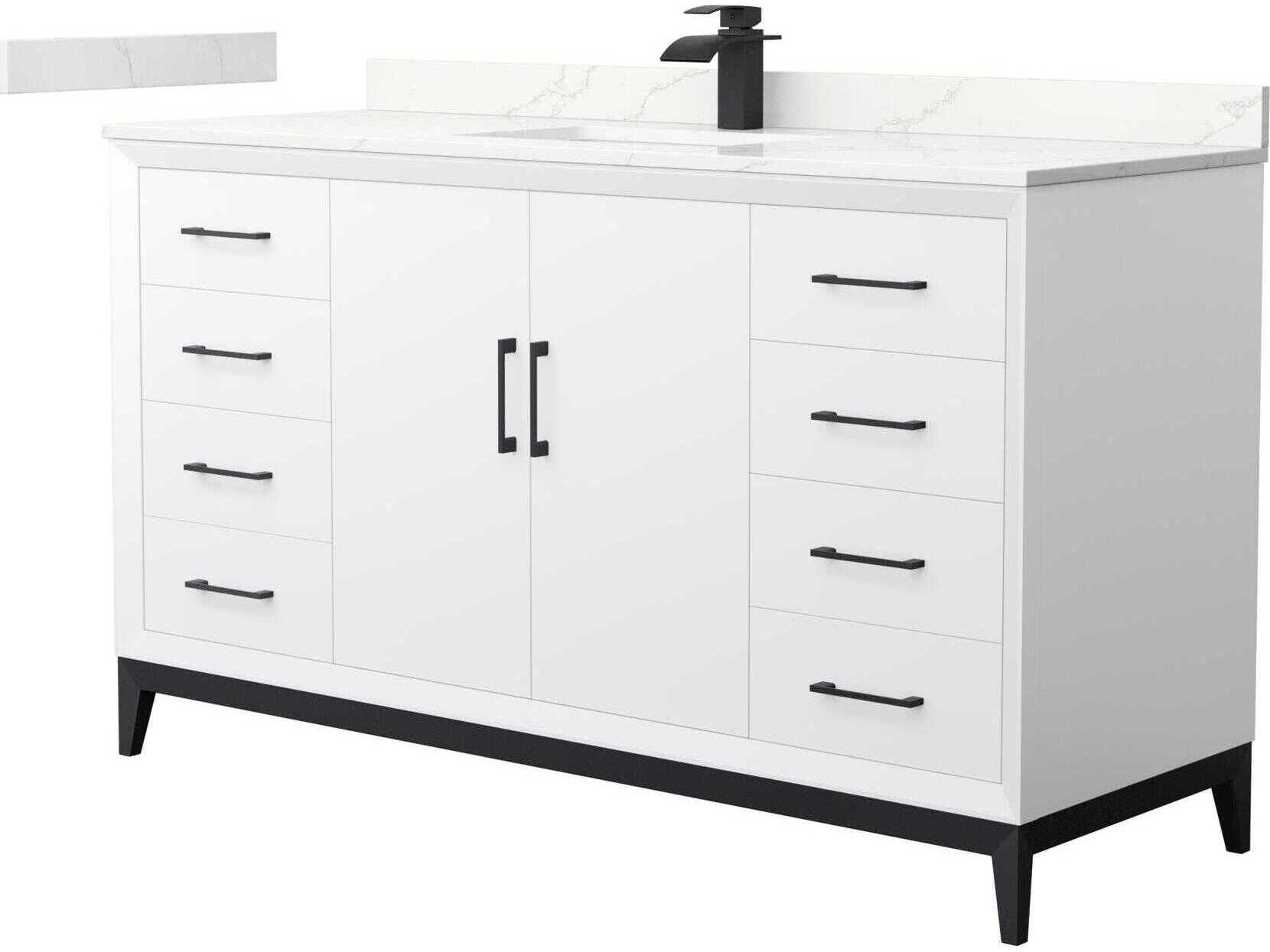 Amici 60" White Vanity