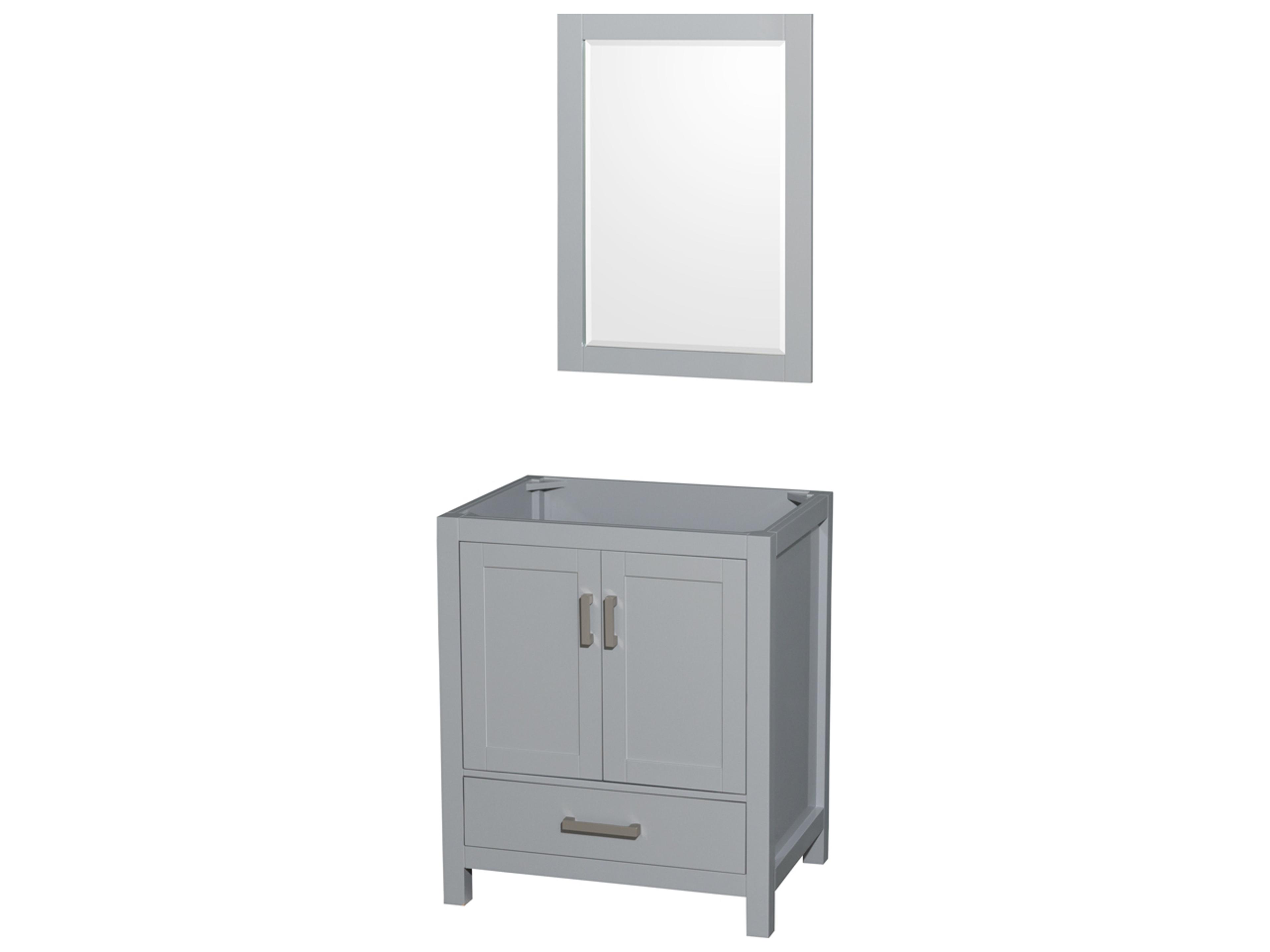 Wyndham Collection Sheffield 29" Gray Vanity