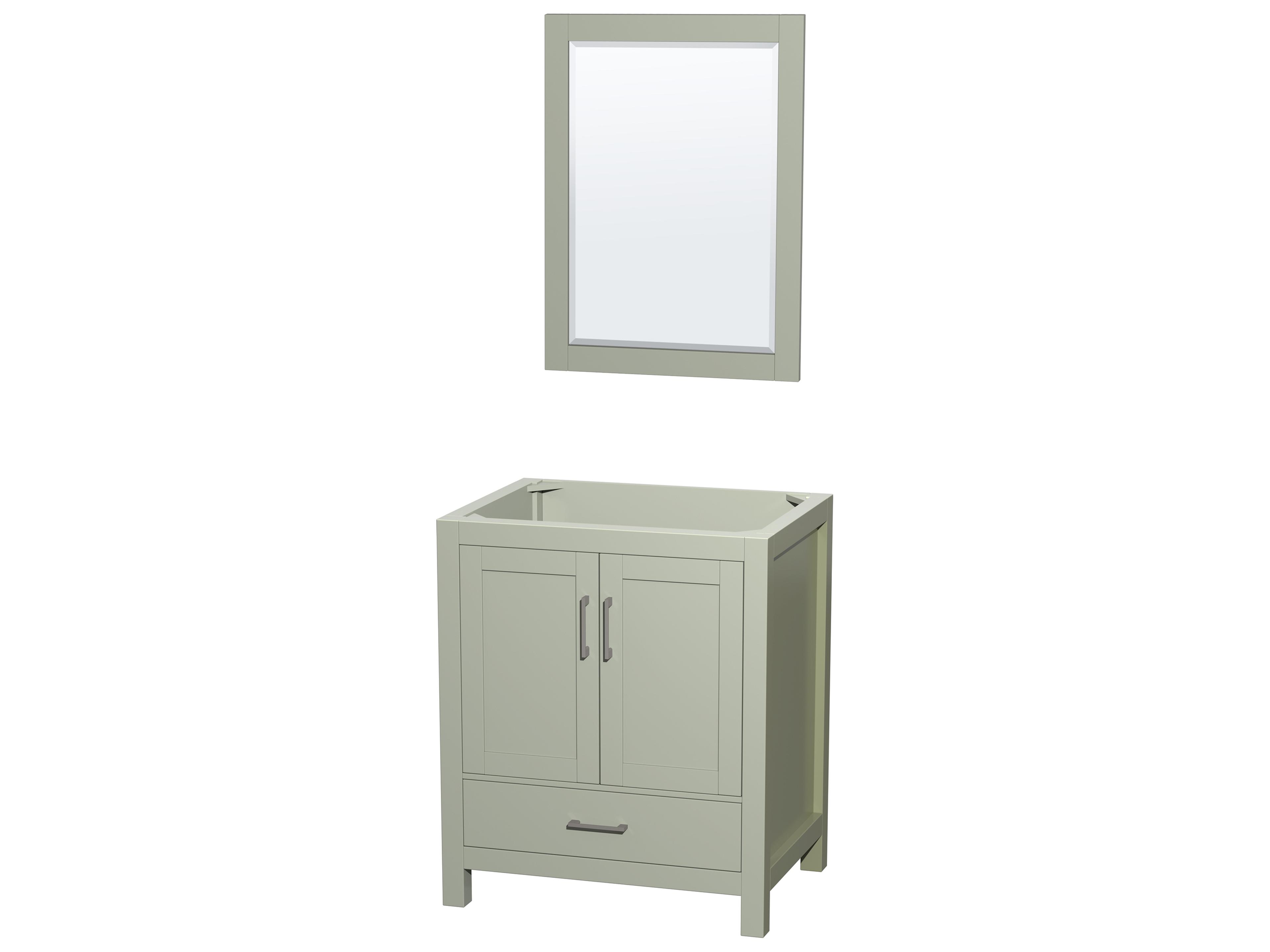 Wyndham Collection Sheffield 29" Light Green Vanity