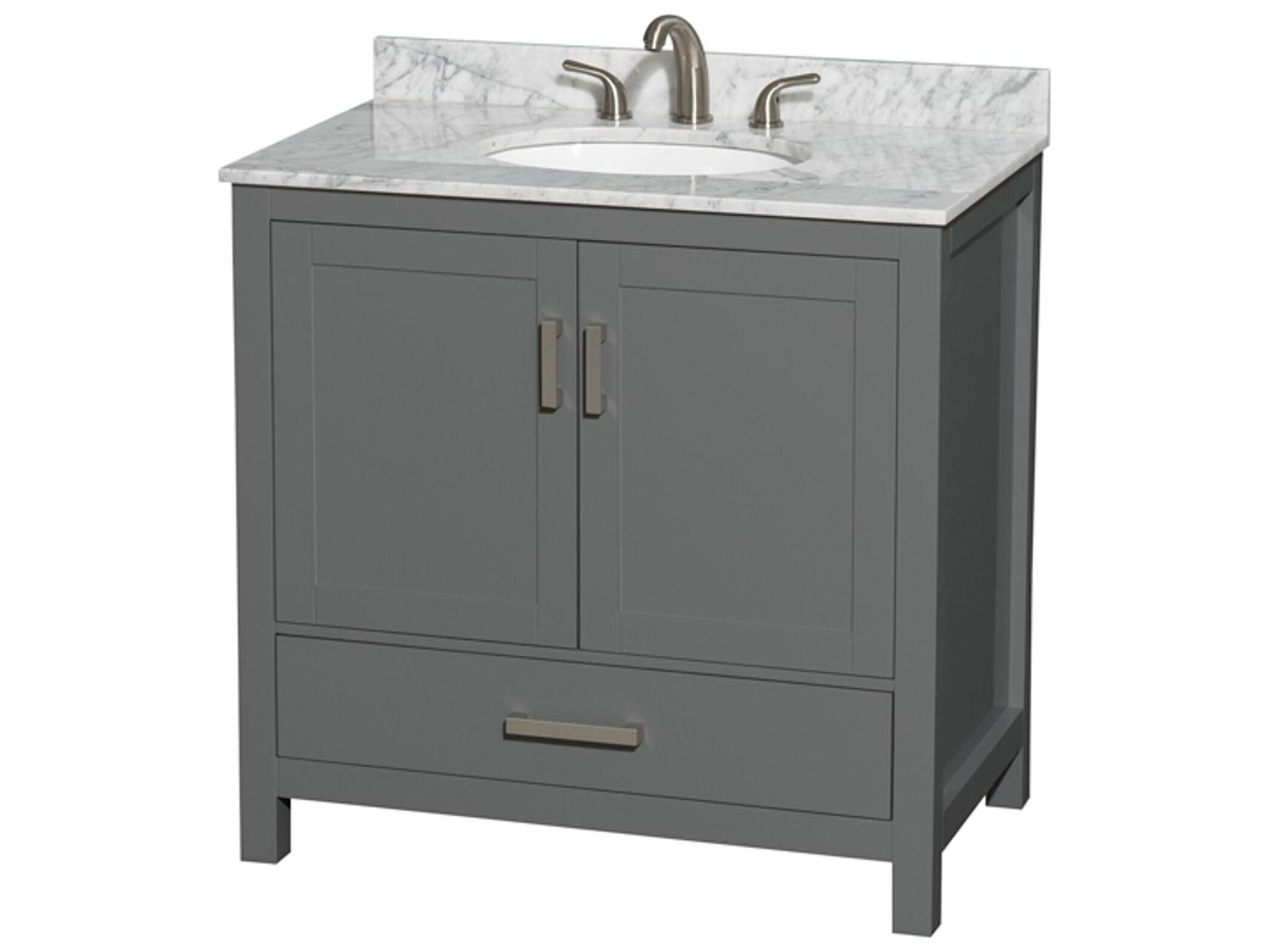 Sheffield 36" Dark Gray Vanity