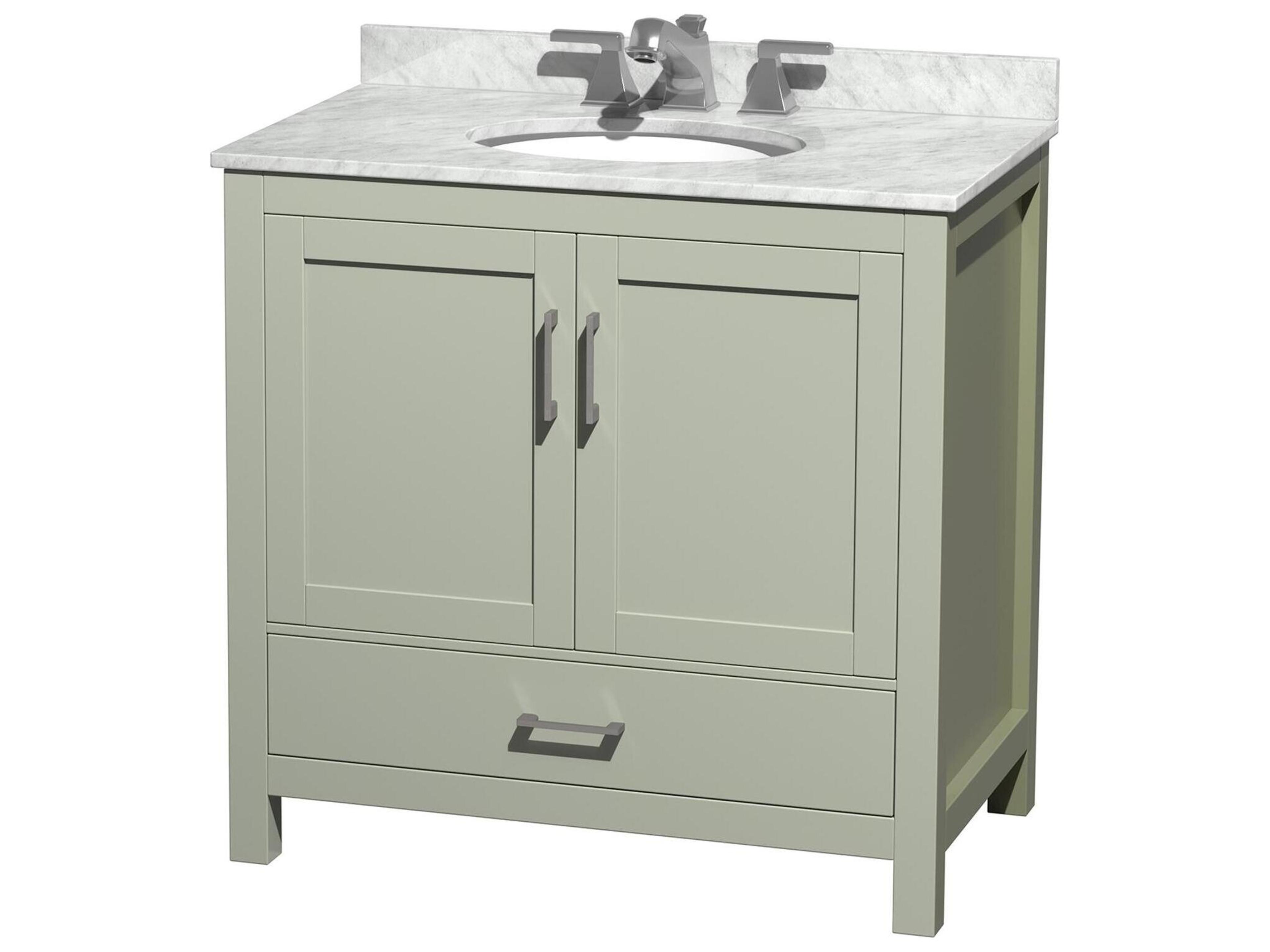 Sheffield 36" Light Green Vanity