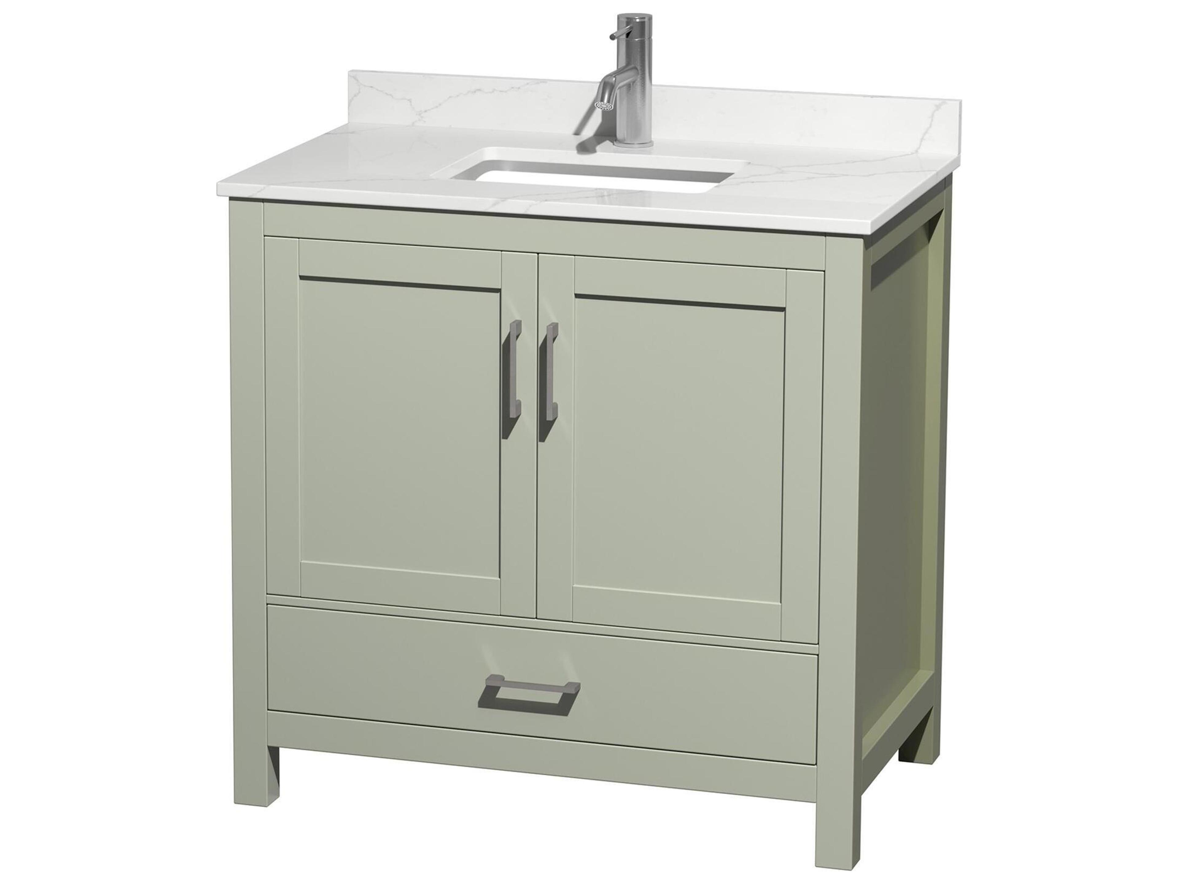 Sheffield 36" Light Green Vanity