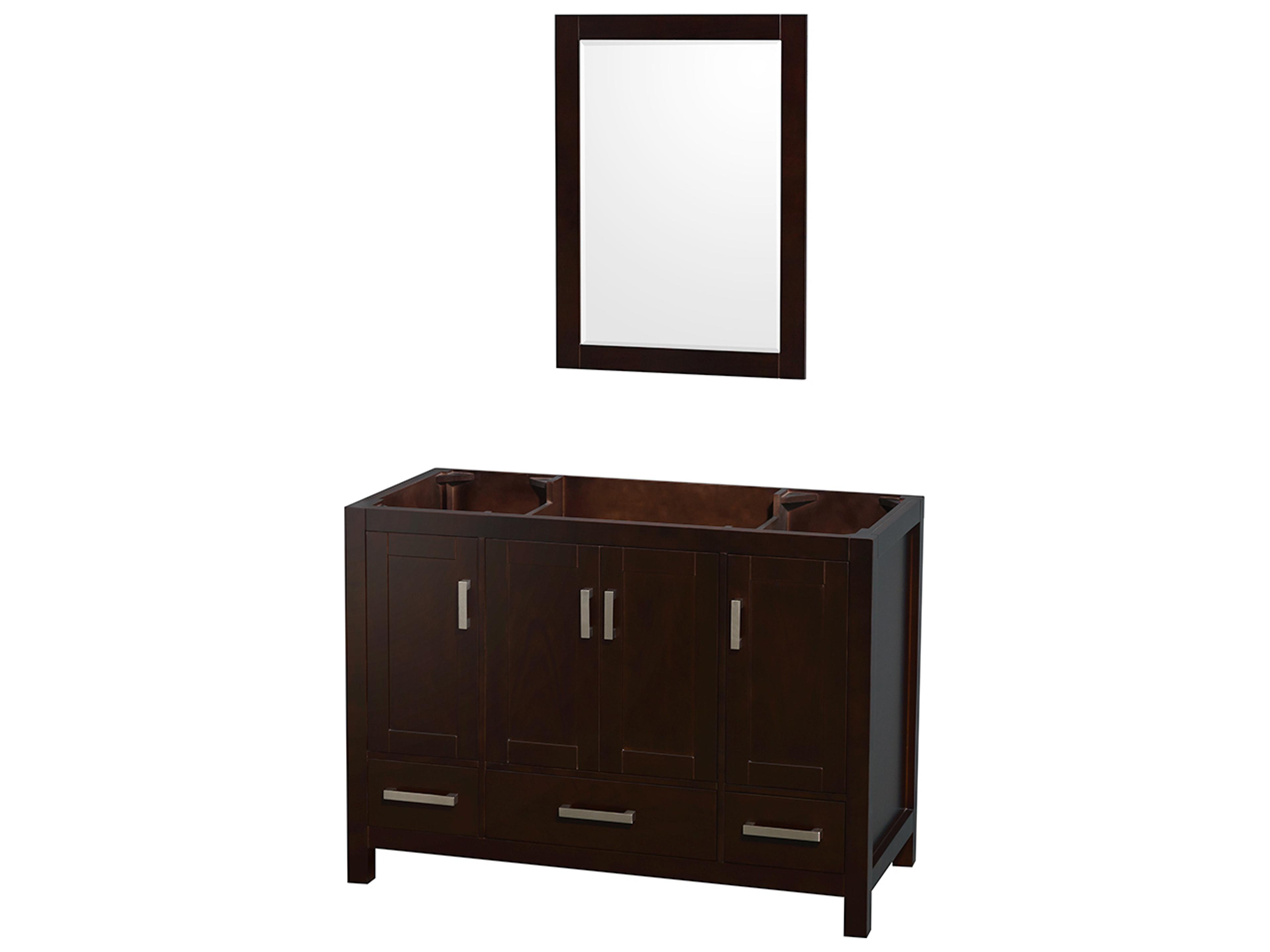Wyndham Collection Sheffield 47" Espresso Vanity