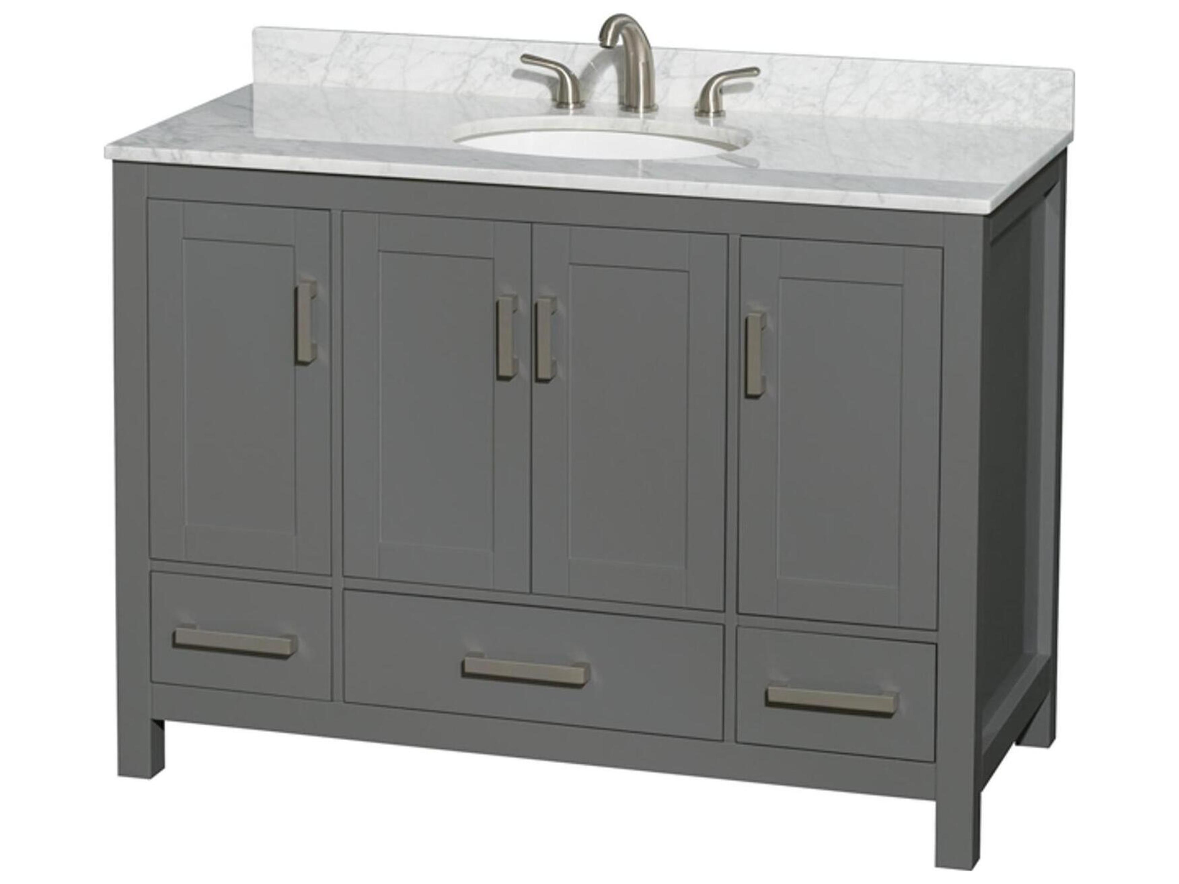 Sheffield 48" Dark Gray Vanity