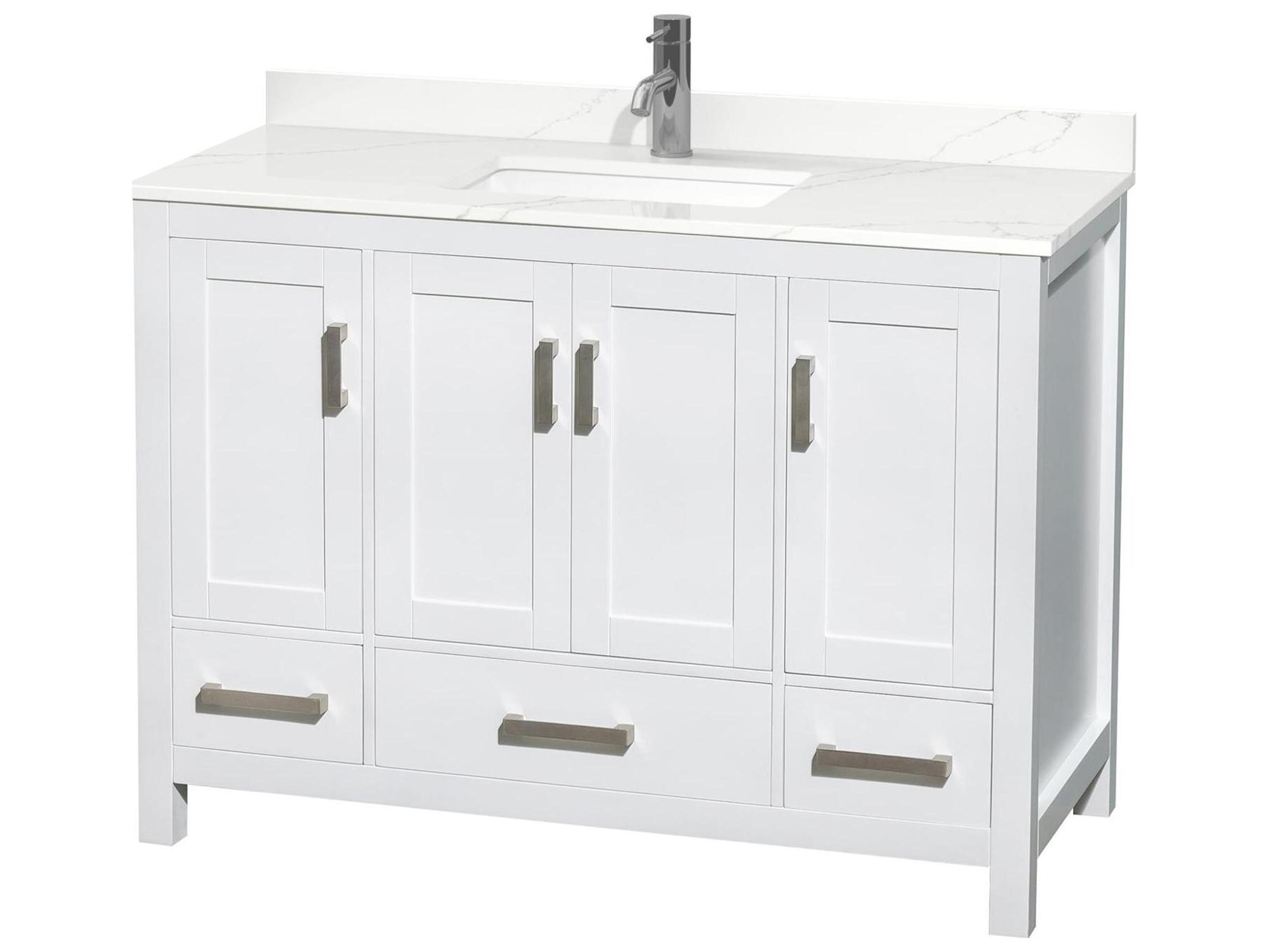Sheffield 48" White Vanity