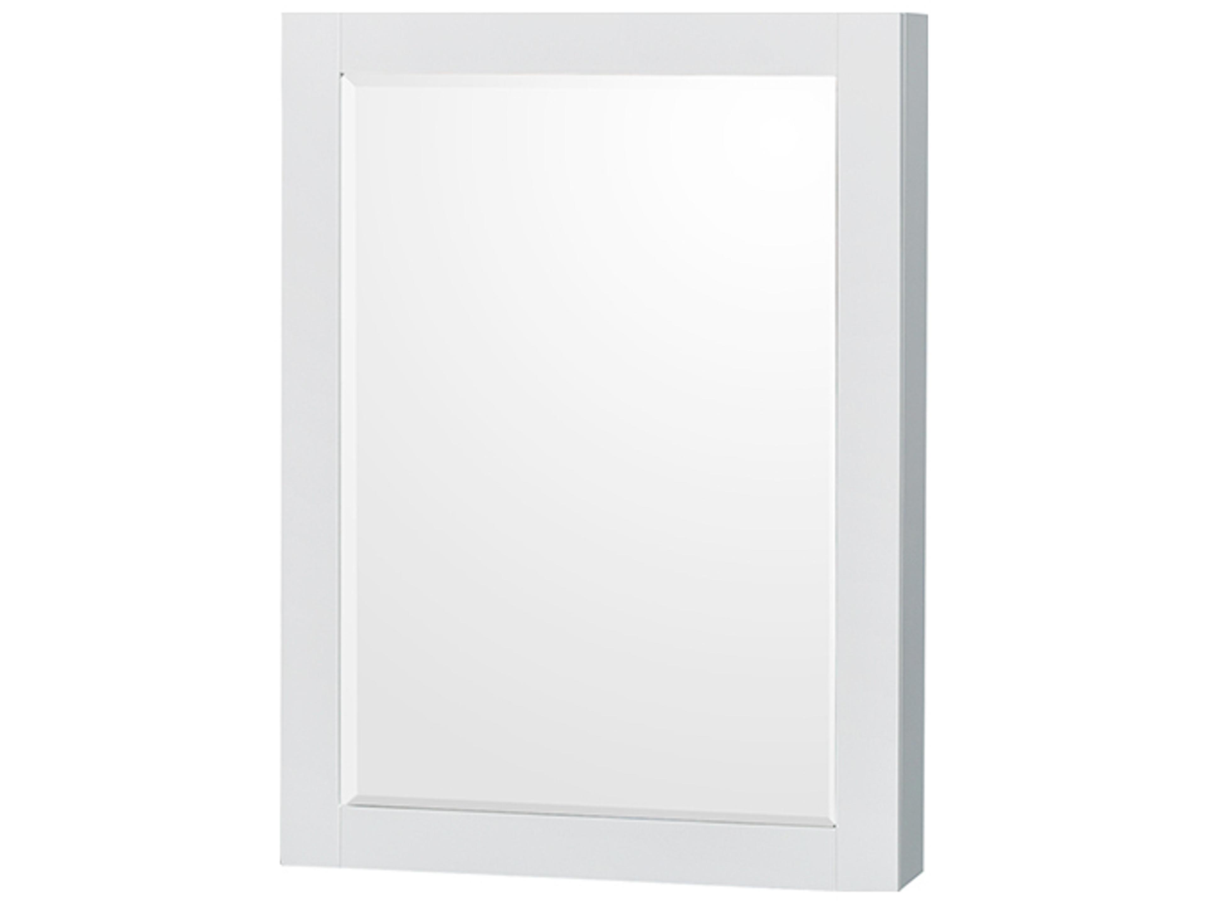 Wyndham Collection Sheffield 48" White Vanity with Medicine Cabinet