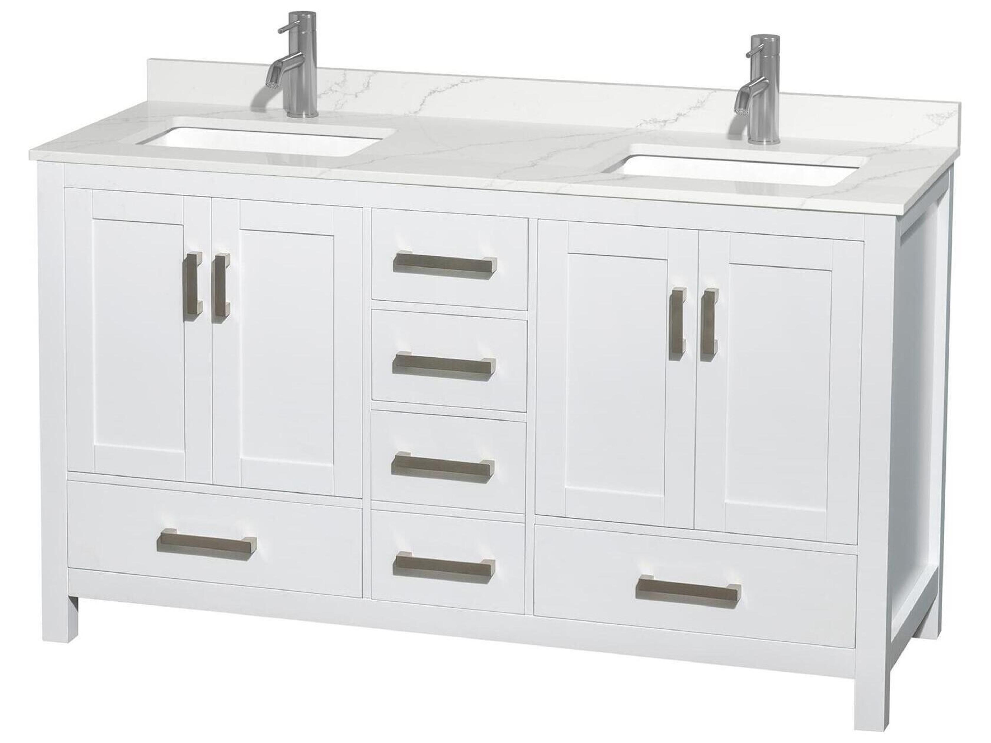 Sheffield 60" White Vanity