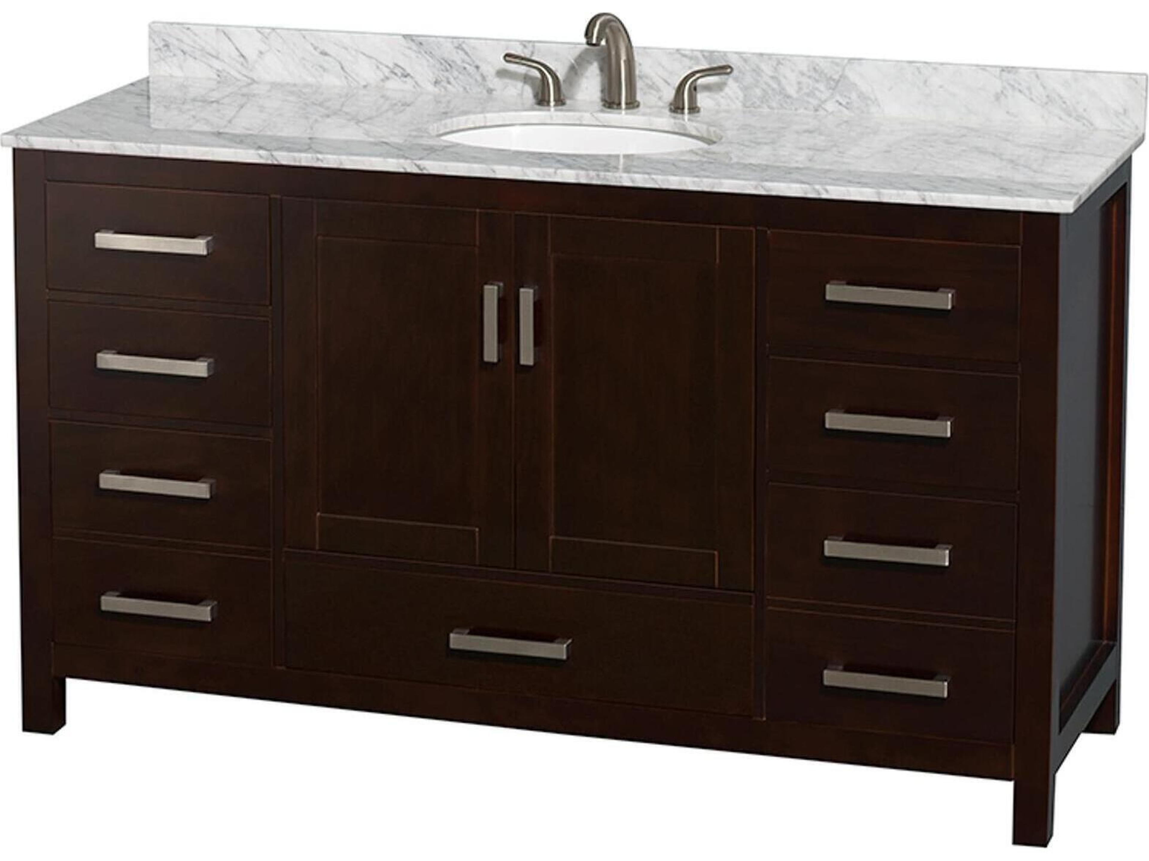 Sheffield 60" Espresso Vanity