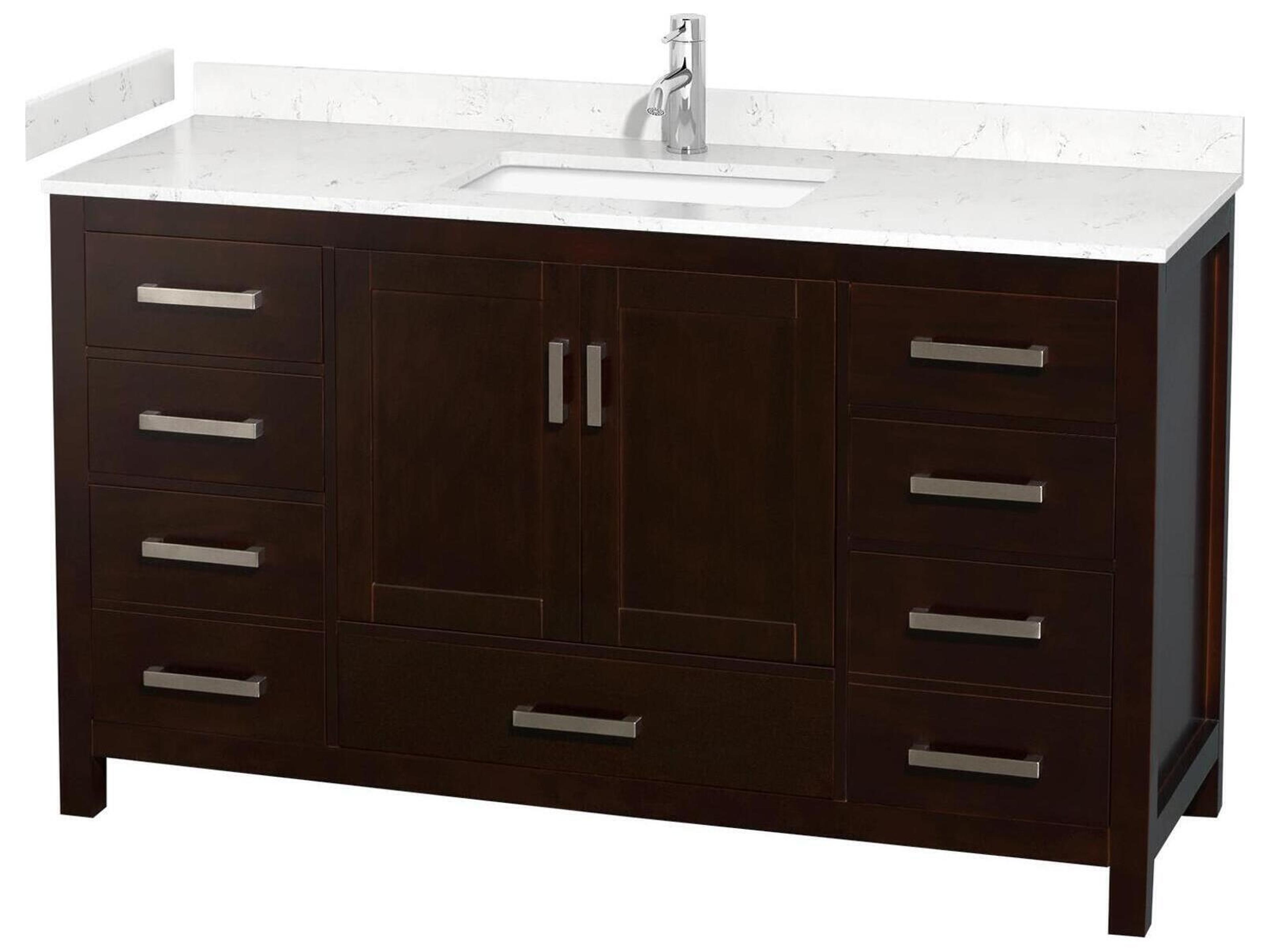 Sheffield 60" Espresso Vanity