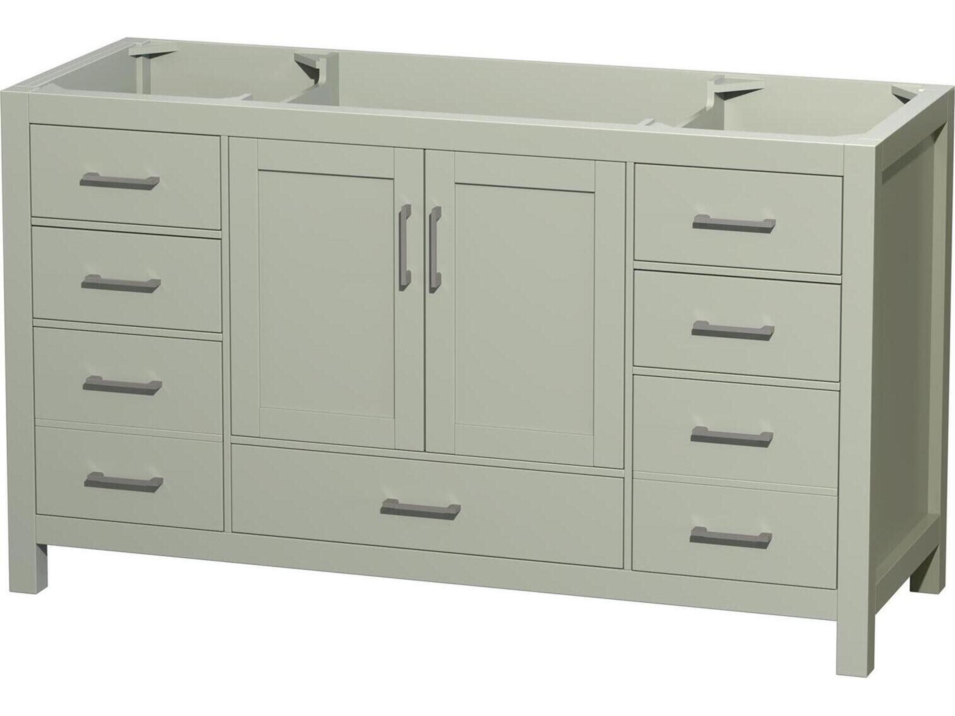 Sheffield 59" Light Green Vanity