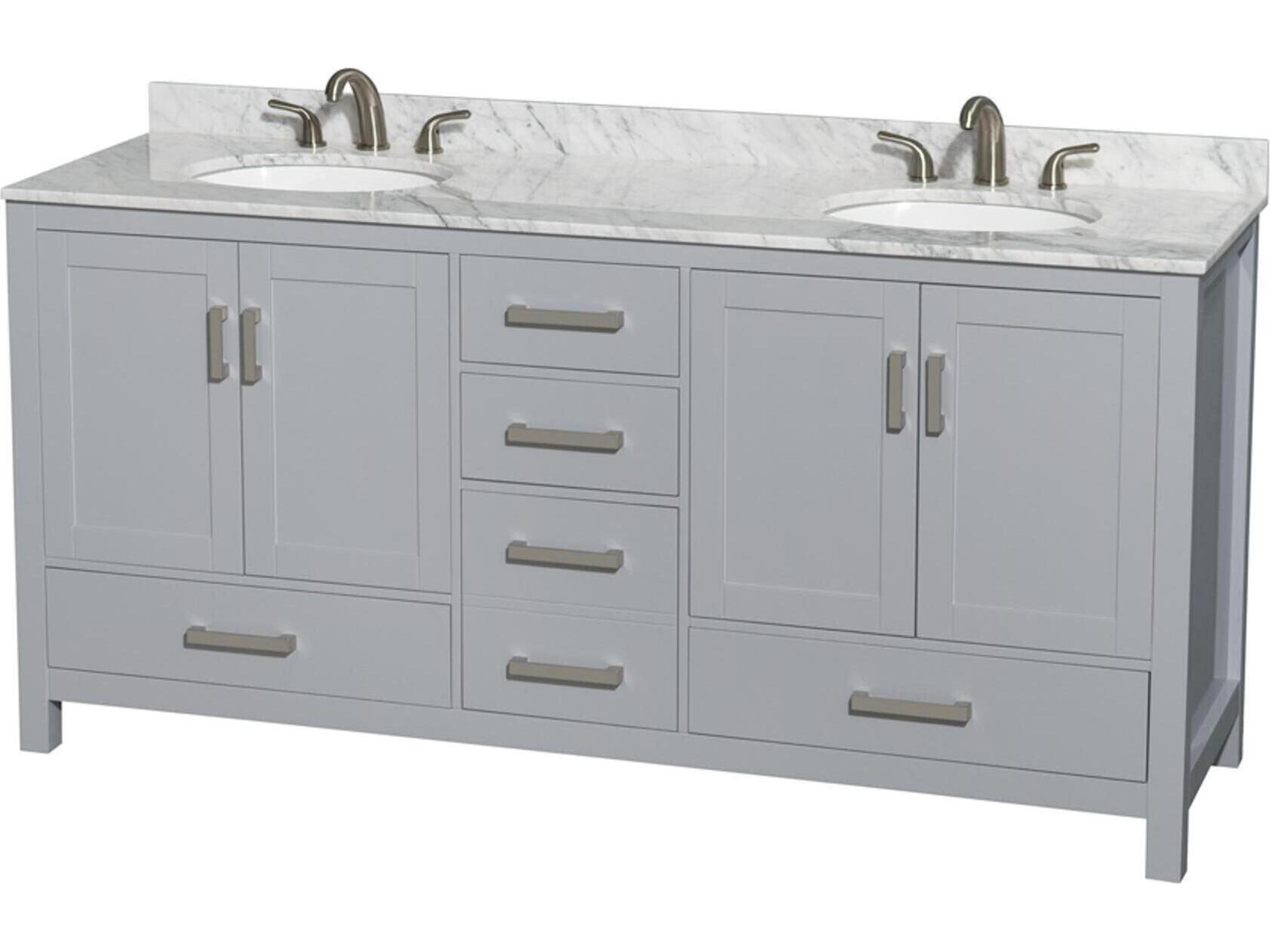 Sheffield 72" Gray Vanity
