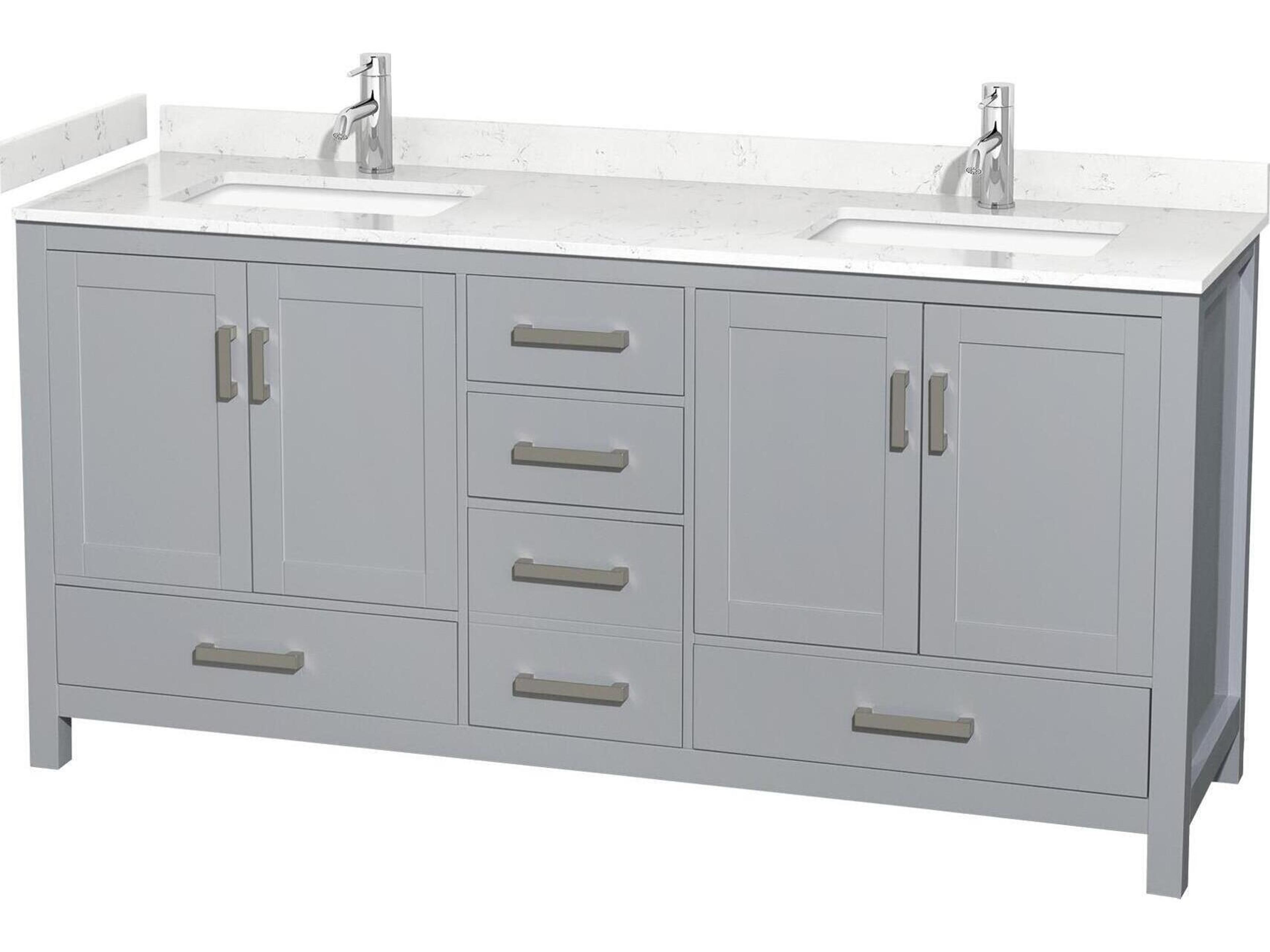 Sheffield 72" Gray Vanity