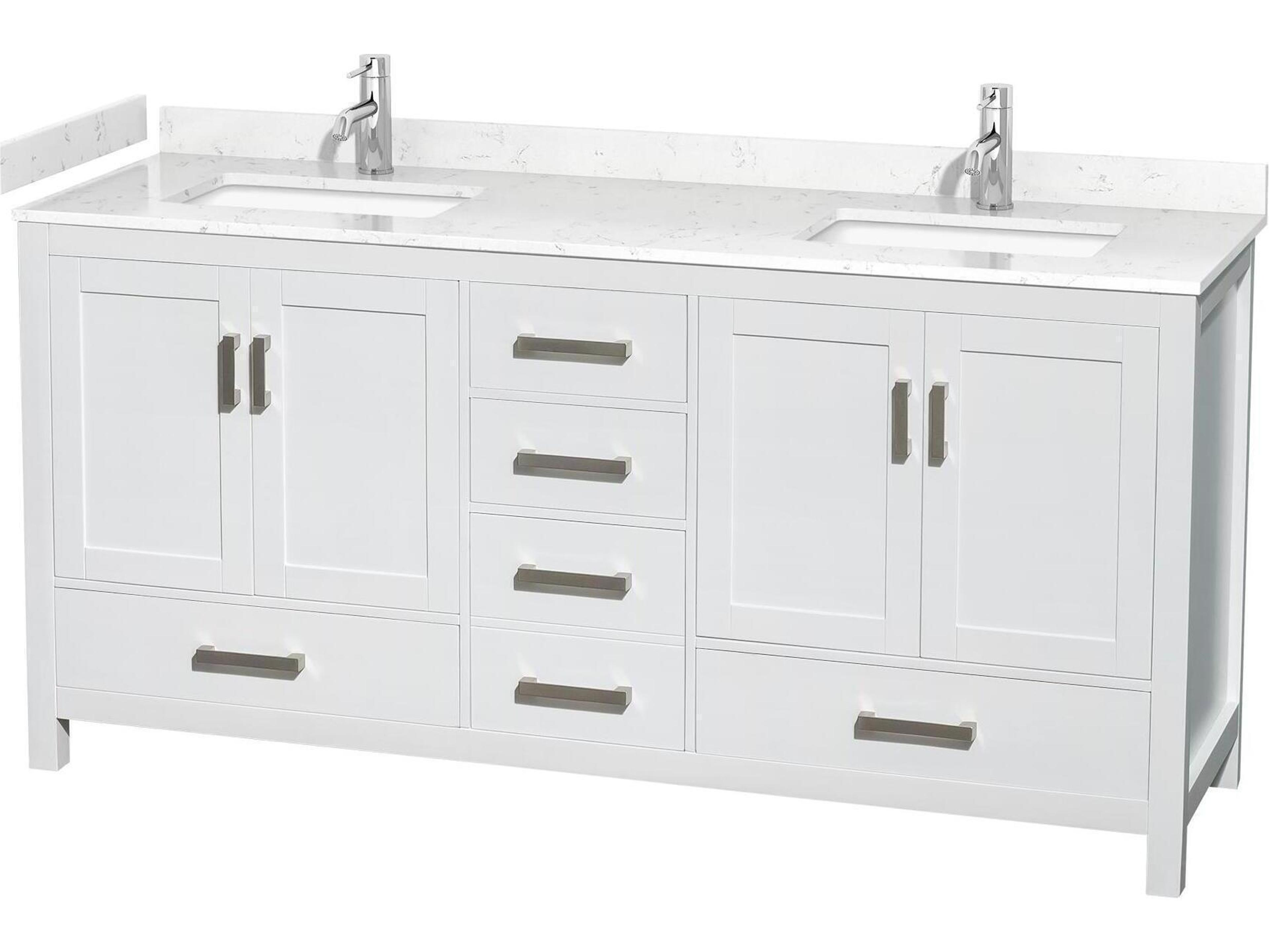 Sheffield 72" White Vanity
