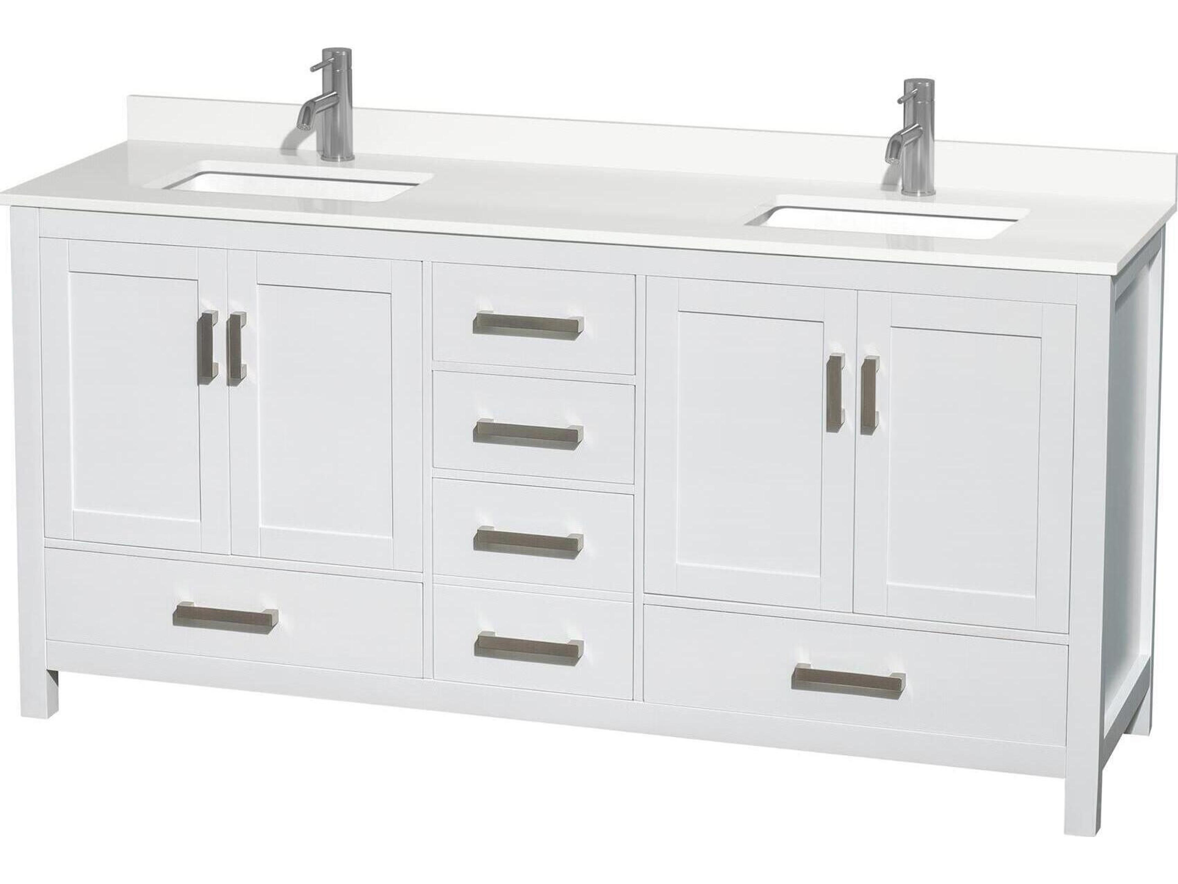 Sheffield 72" White Vanity