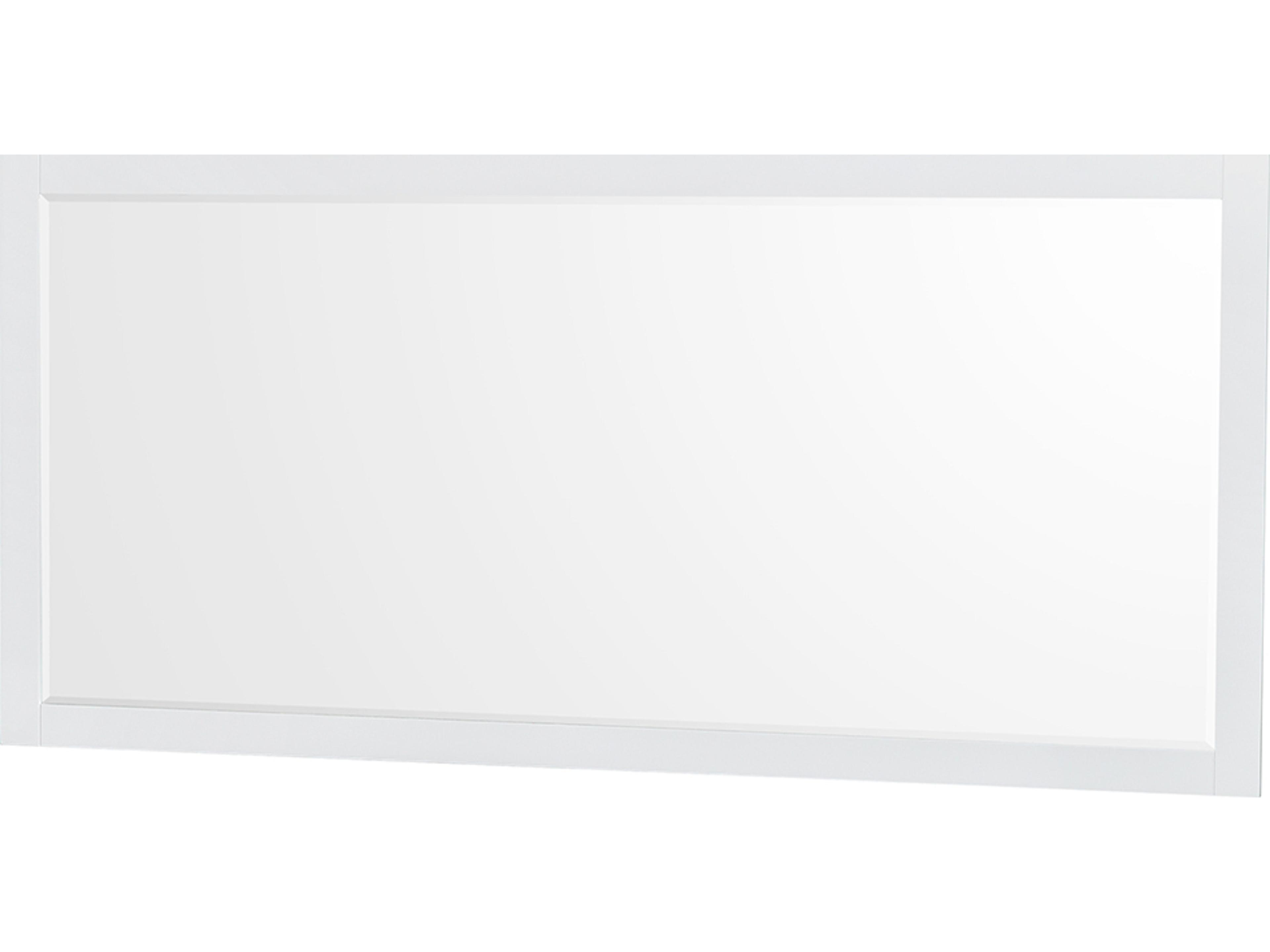 Wyndham Collection Sheffield 80" White Vanity with 70" Mirror