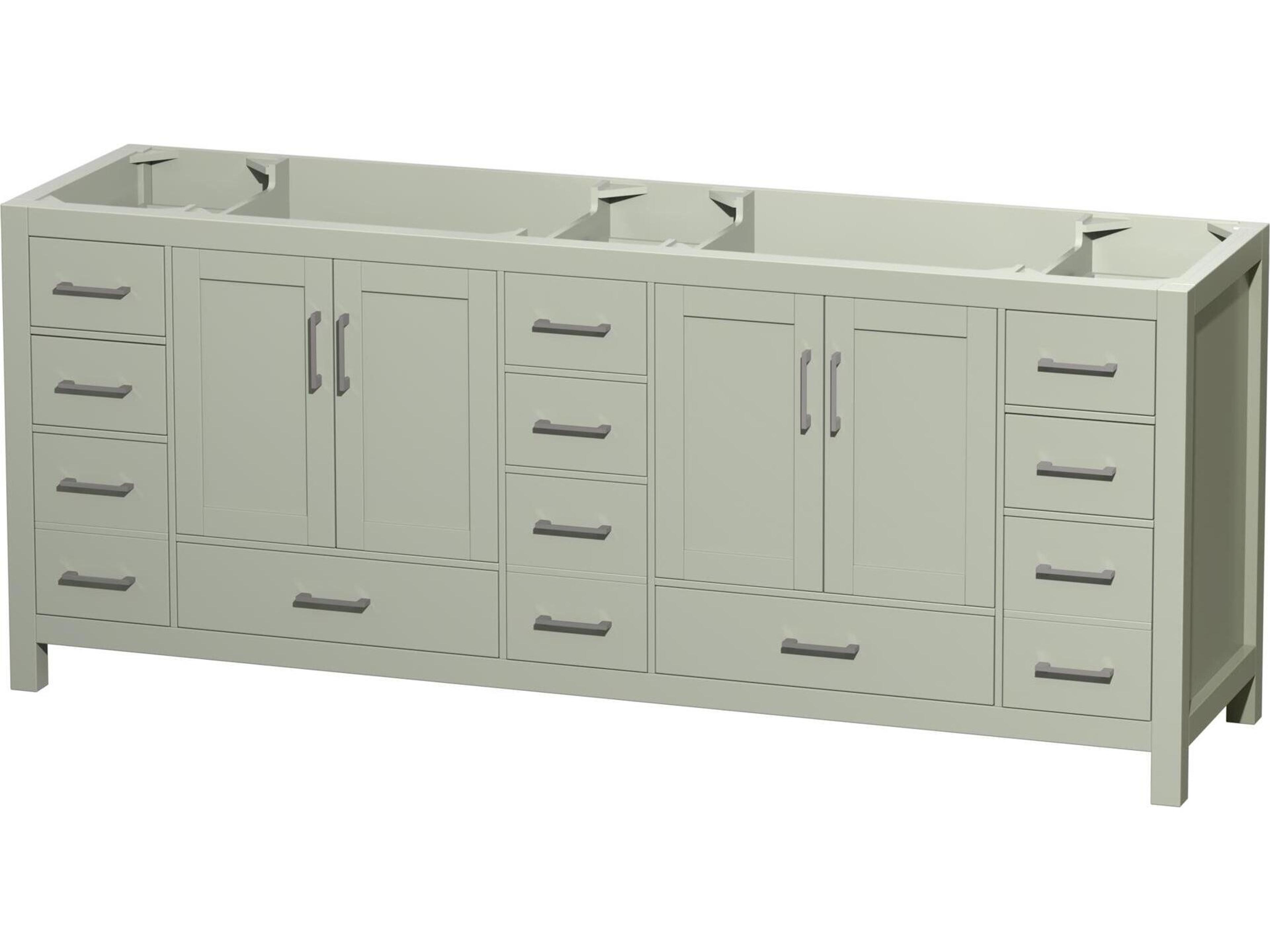 Sheffield 83" Light Green Vanity