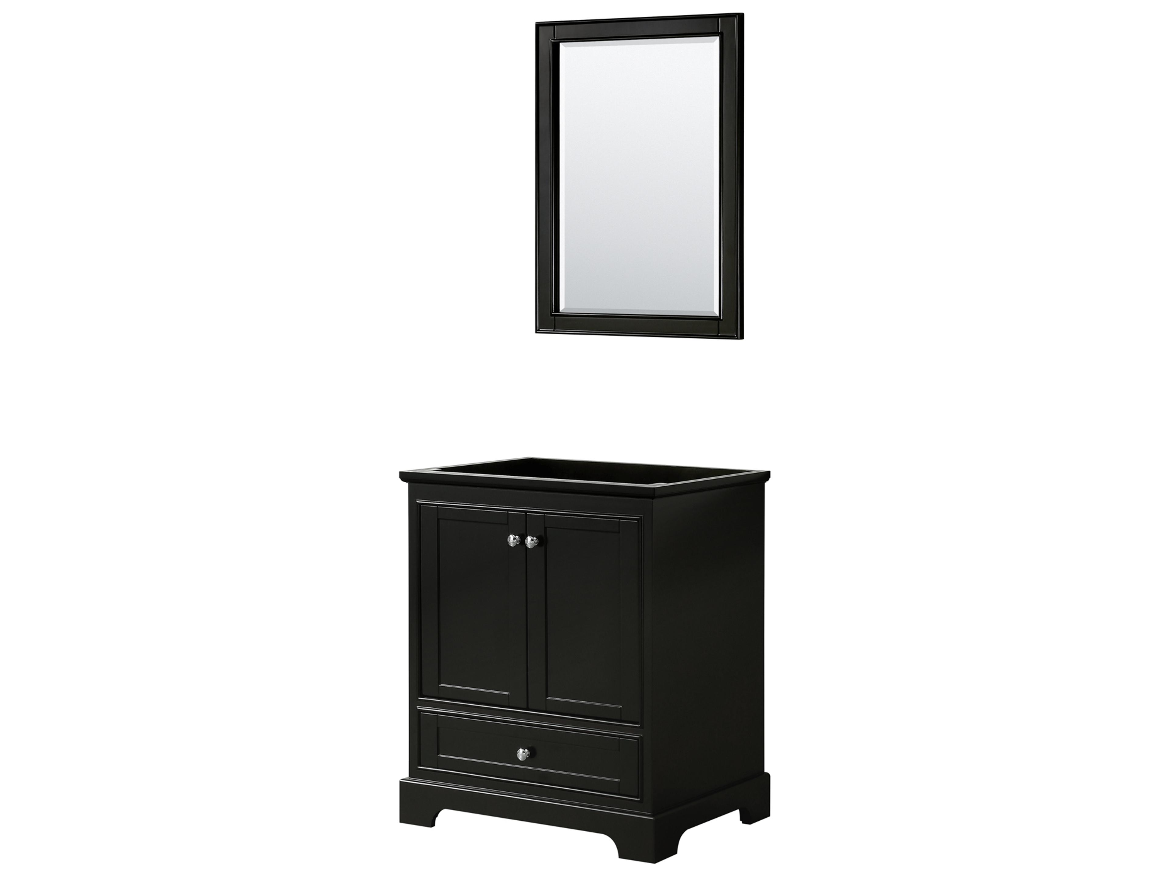 Wyndham Collection Deborah 29" Dark Espresso Vanity