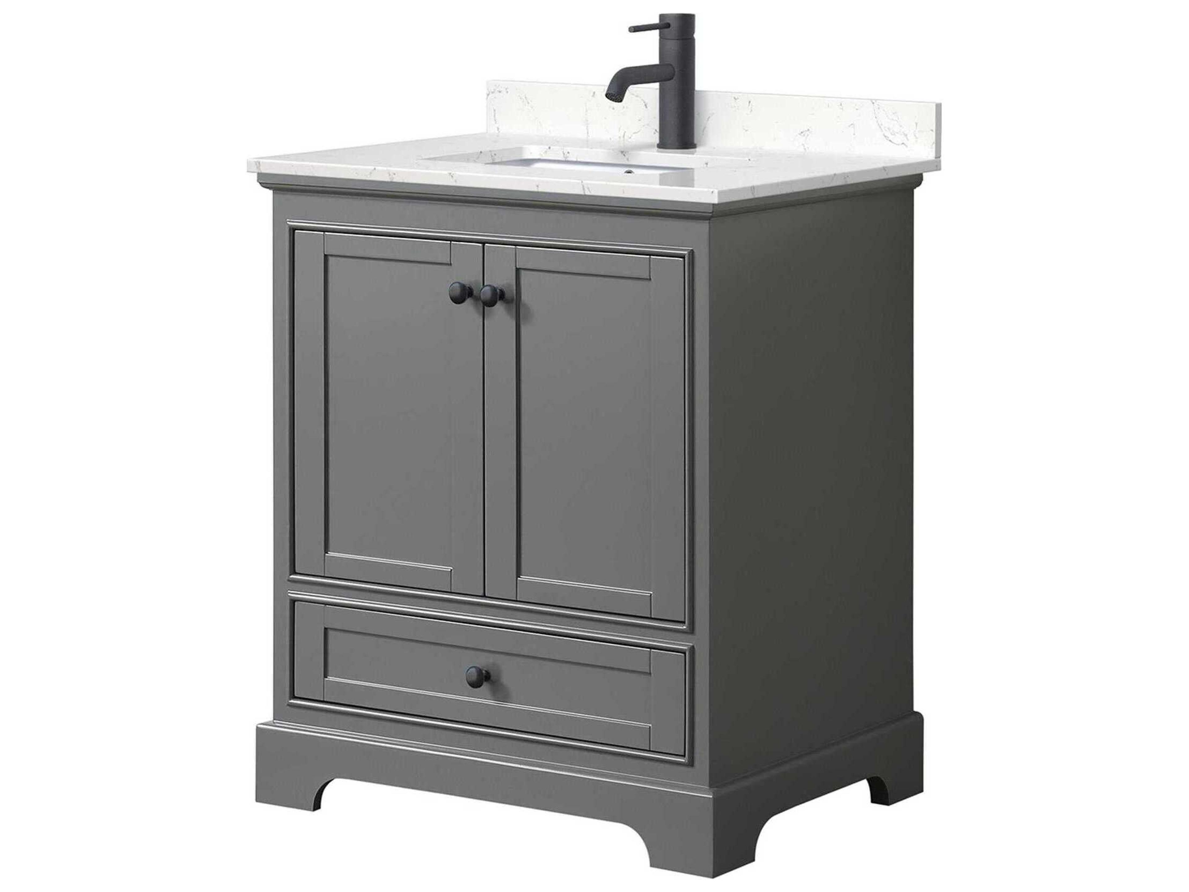 Deborah 30" Dark Gray Vanity