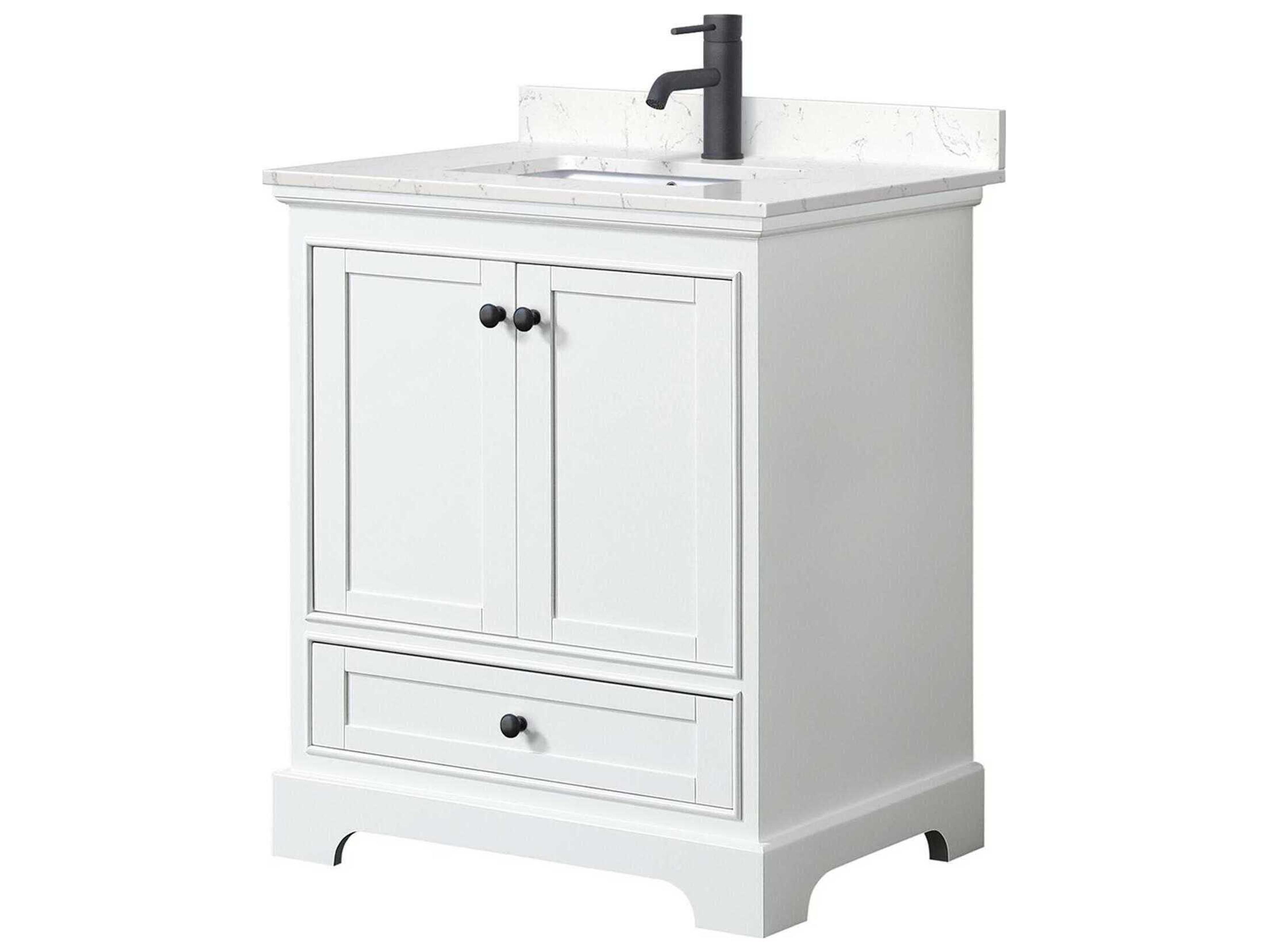 Deborah 30" White Vanity