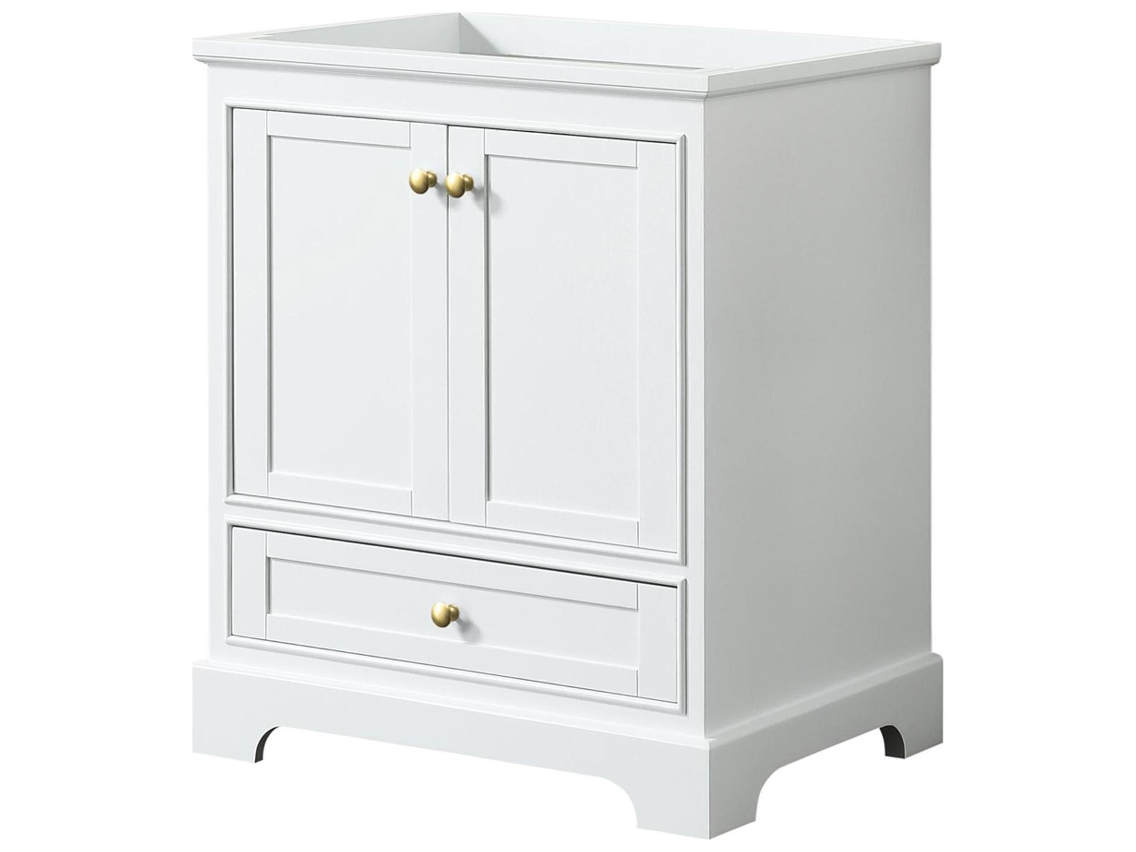 Wyndham Collection Deborah 29" White Vanity