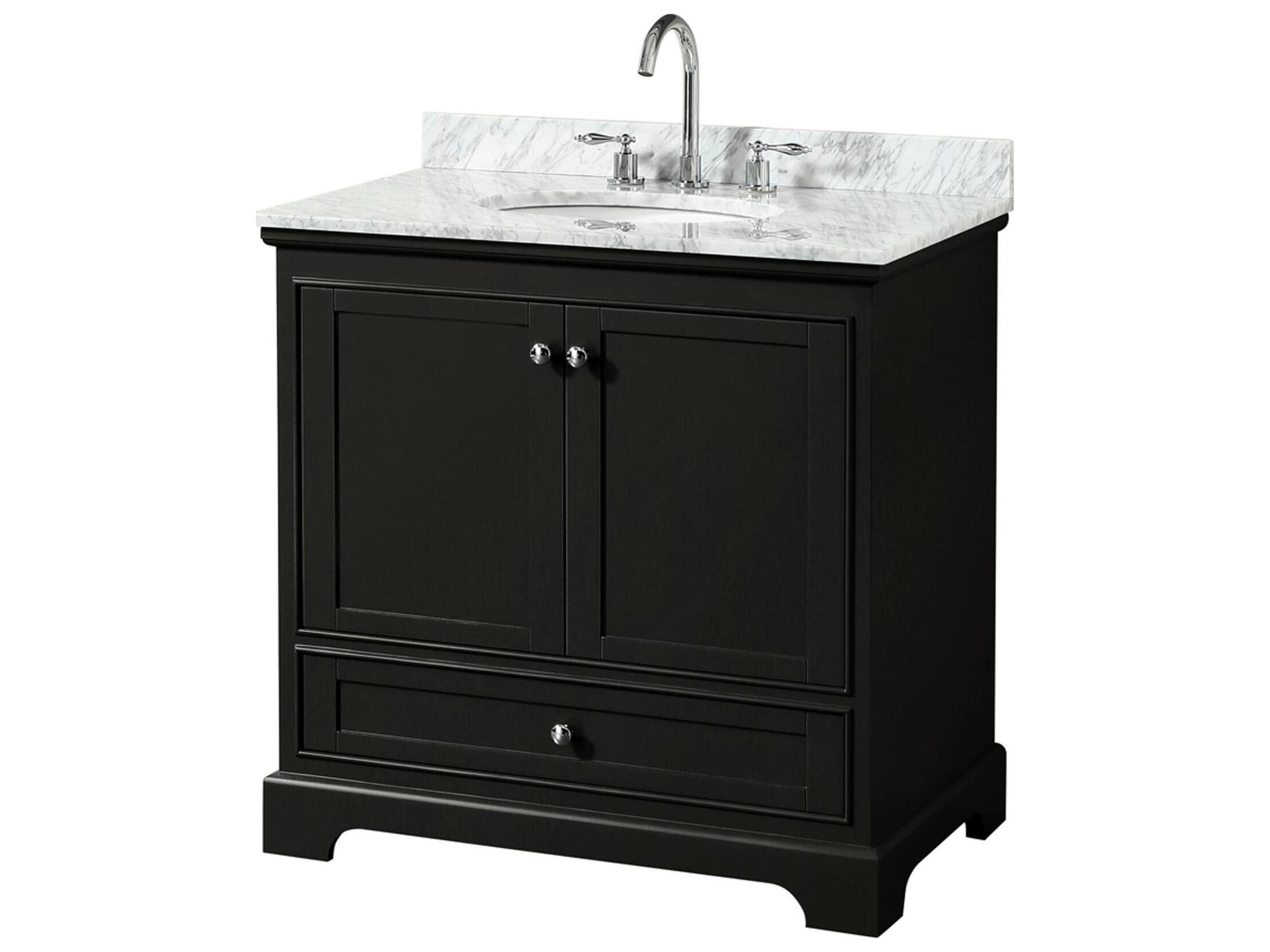Deborah 36" Dark Espresso Vanity