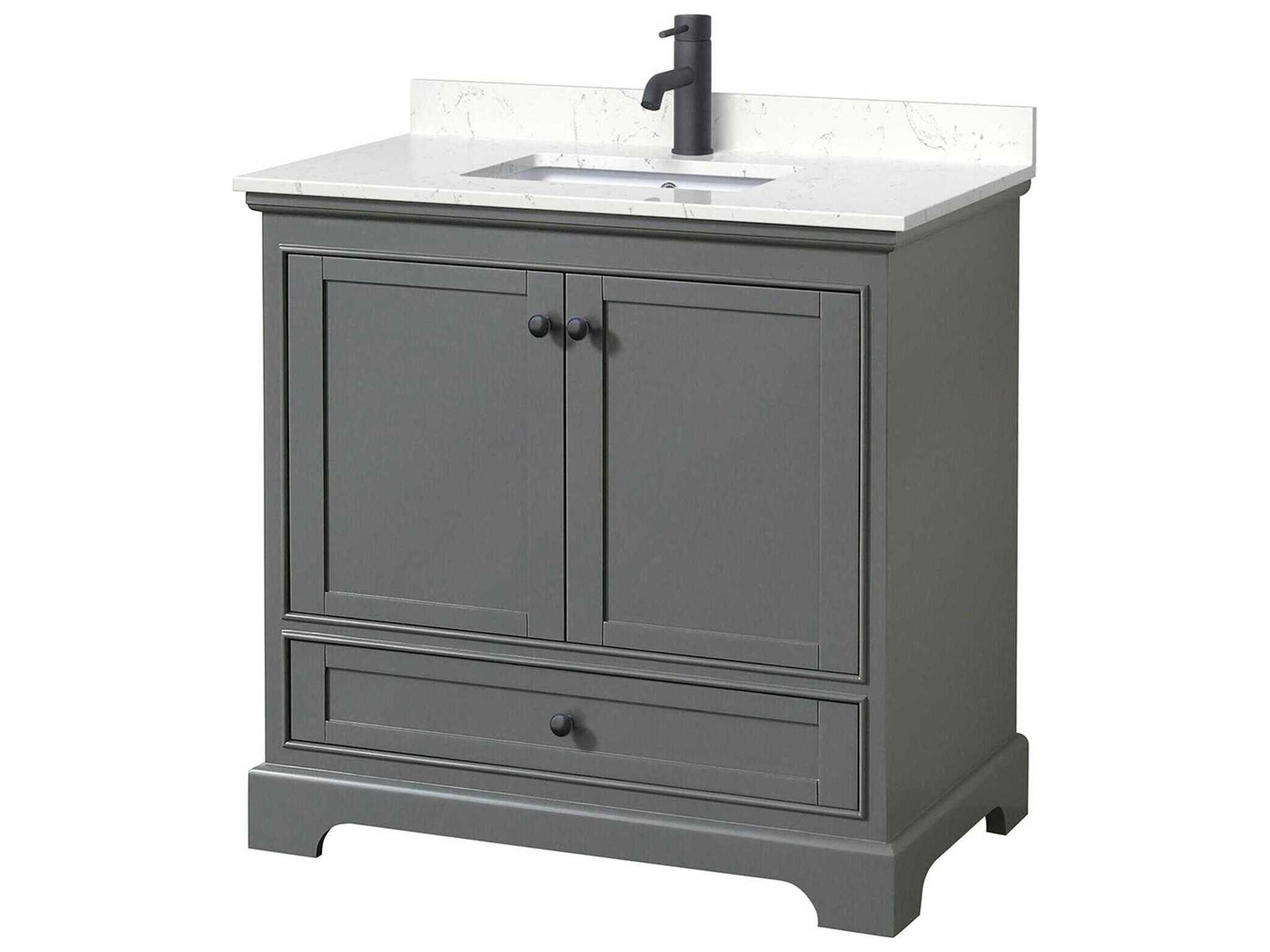 Deborah 36" Dark Gray Vanity