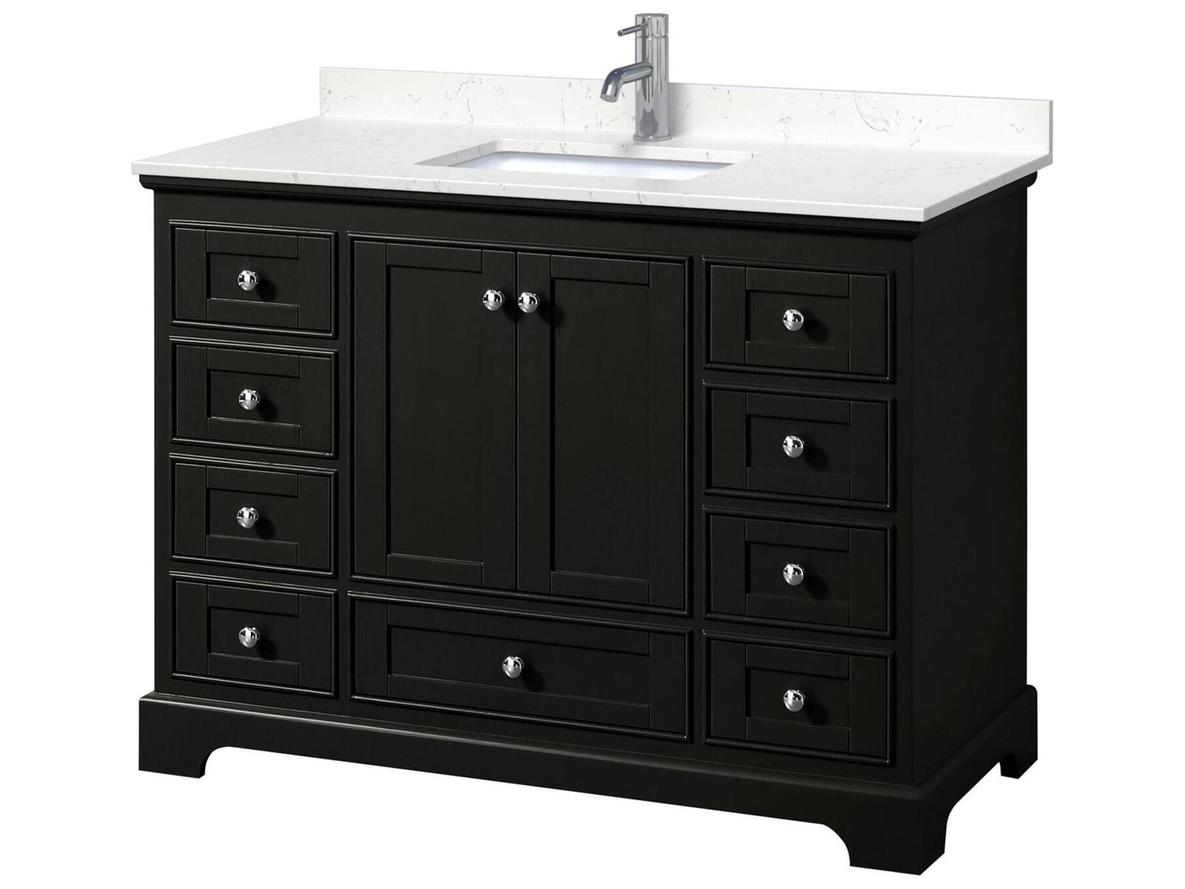 Deborah 48" Dark Espresso Vanity