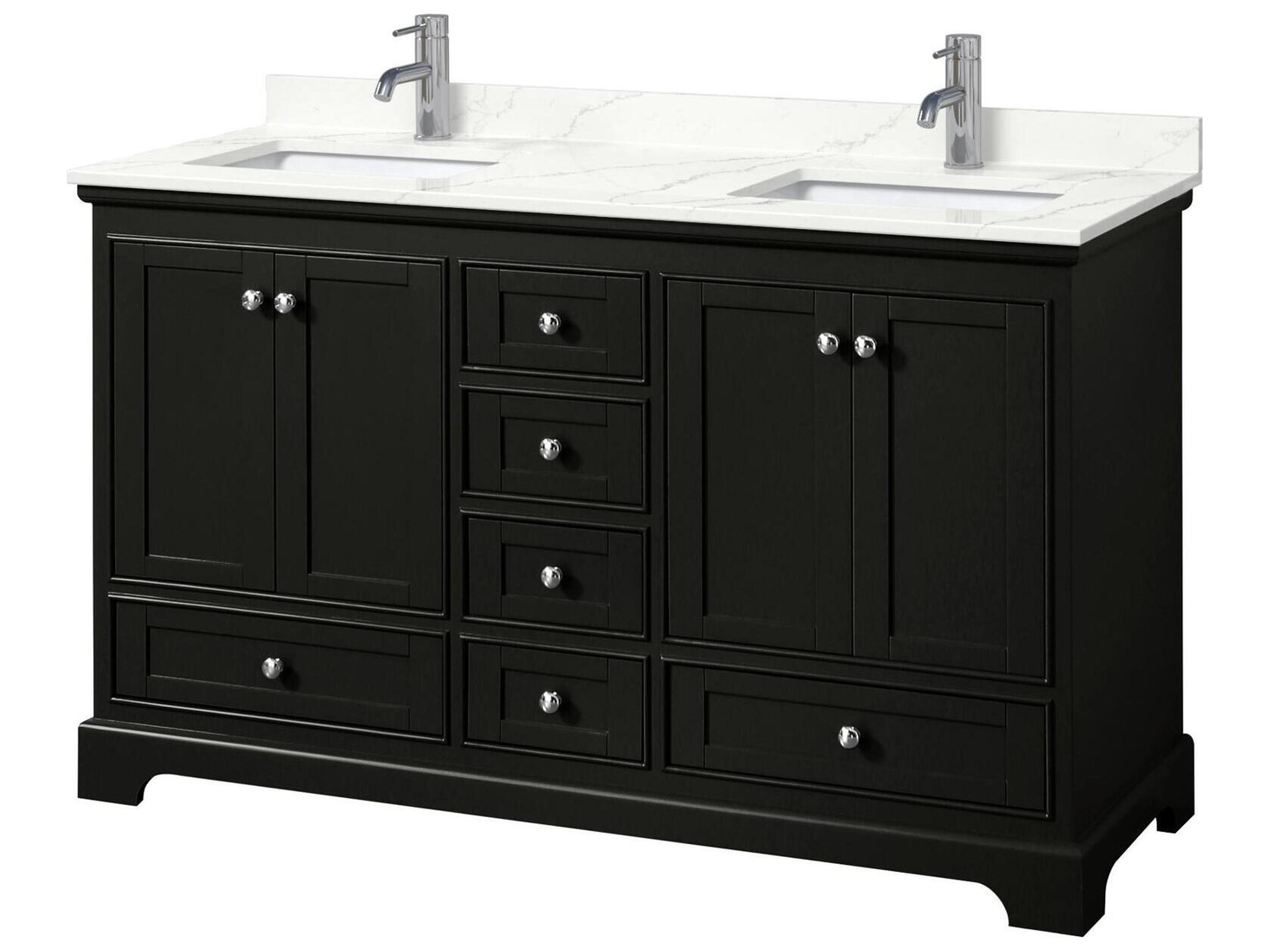 Deborah 60" Dark Espresso Vanity