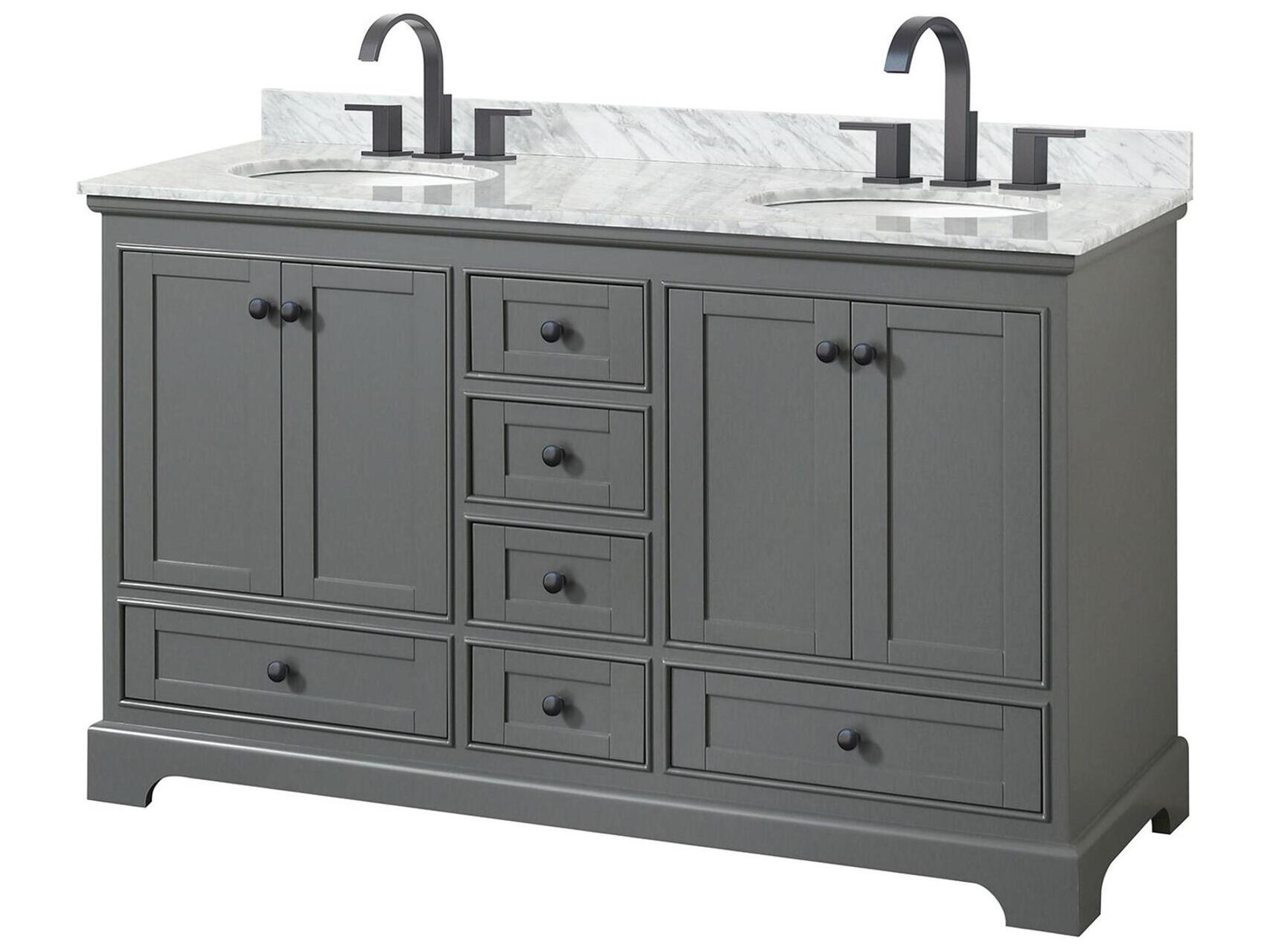 Deborah 60" Dark Gray Vanity