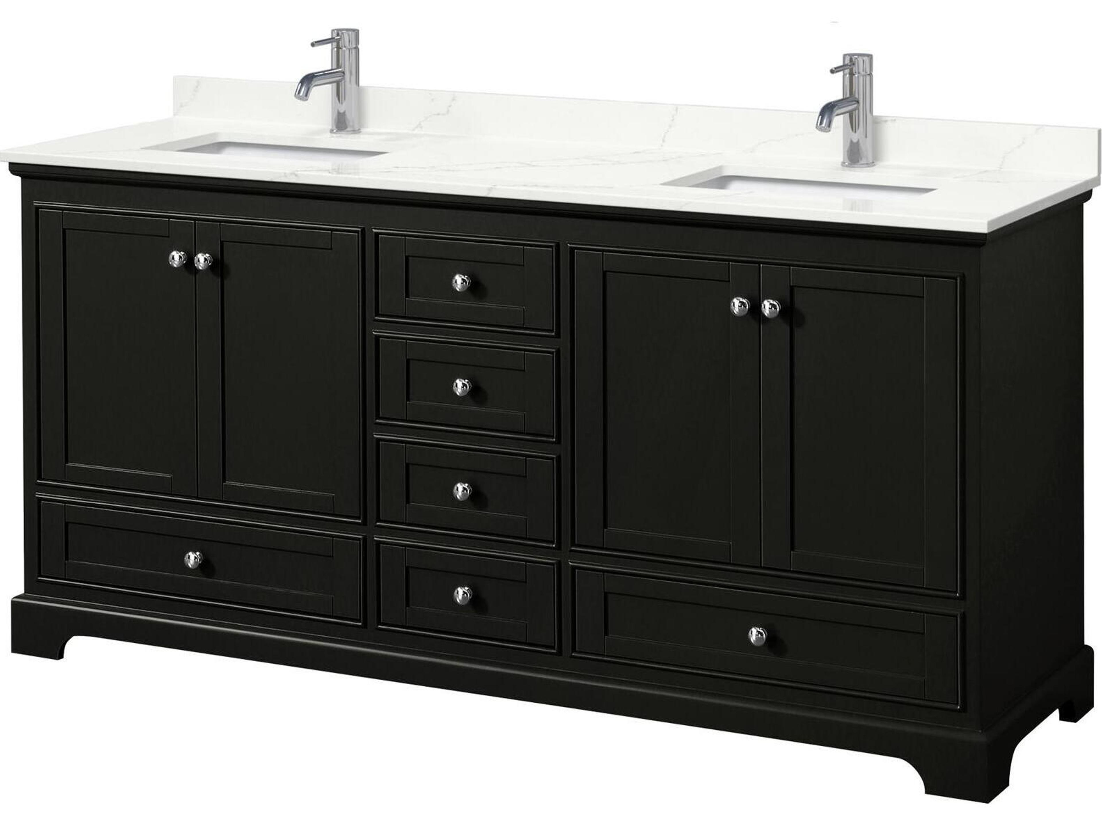 Deborah 72" Dark Espresso Vanity