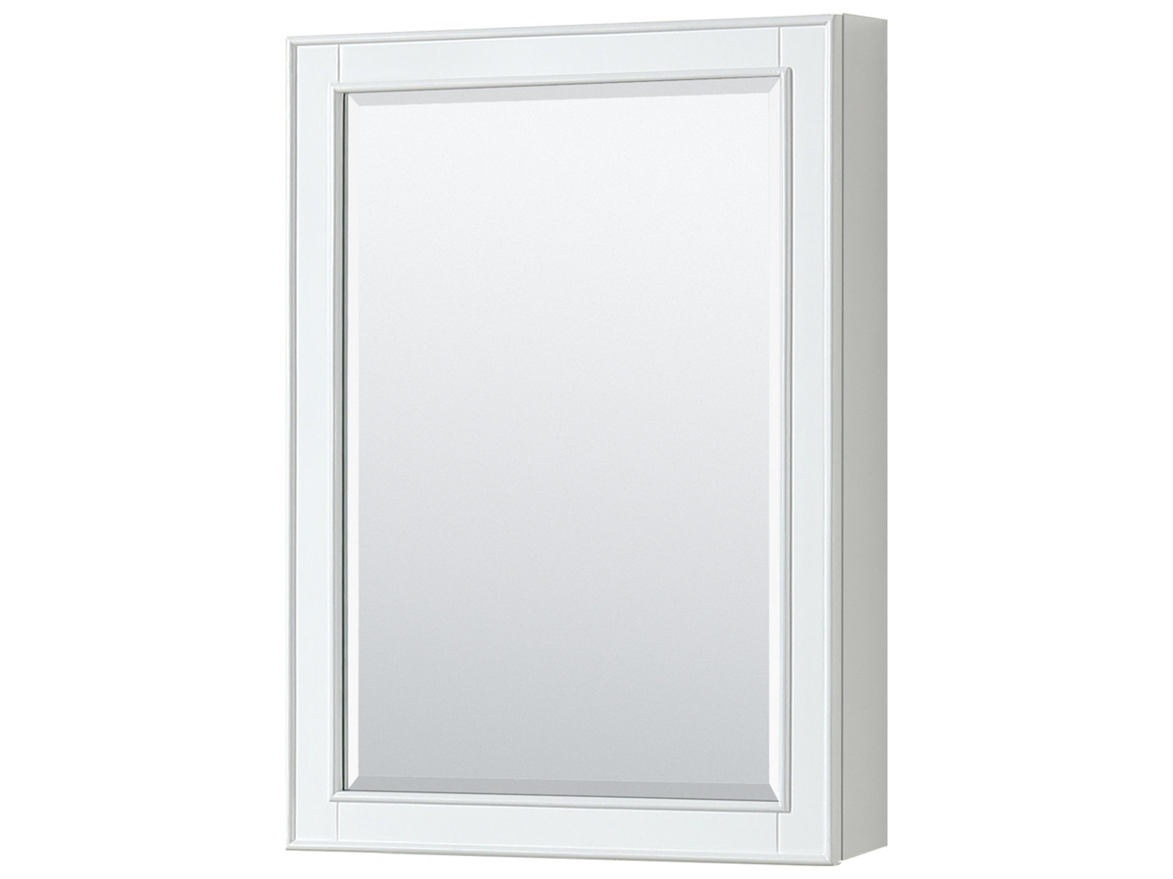 Wyndham Collection Deborah 71" White Vanity with Medicine Cabinet