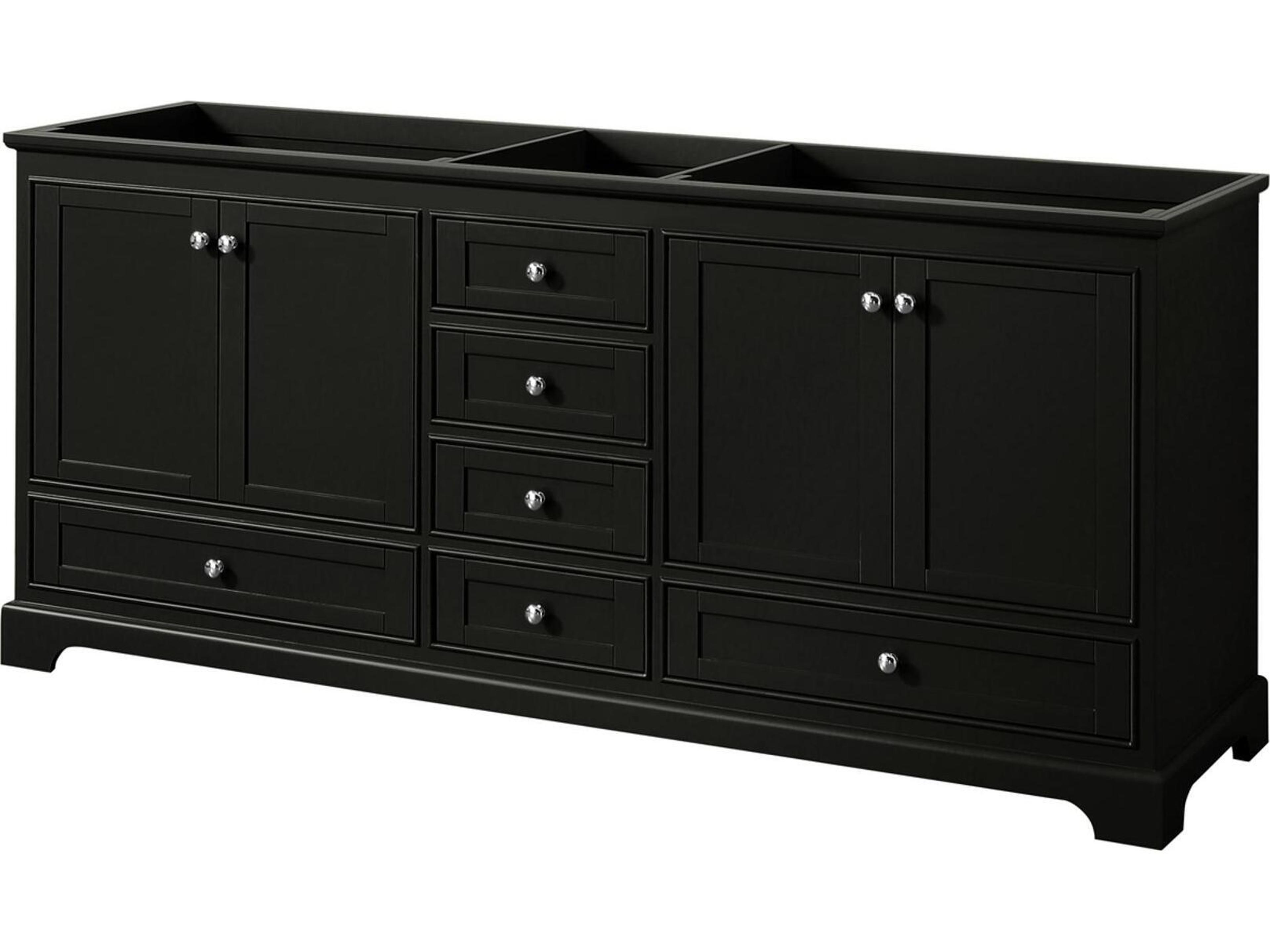 Deborah 79" Dark Espresso Vanity