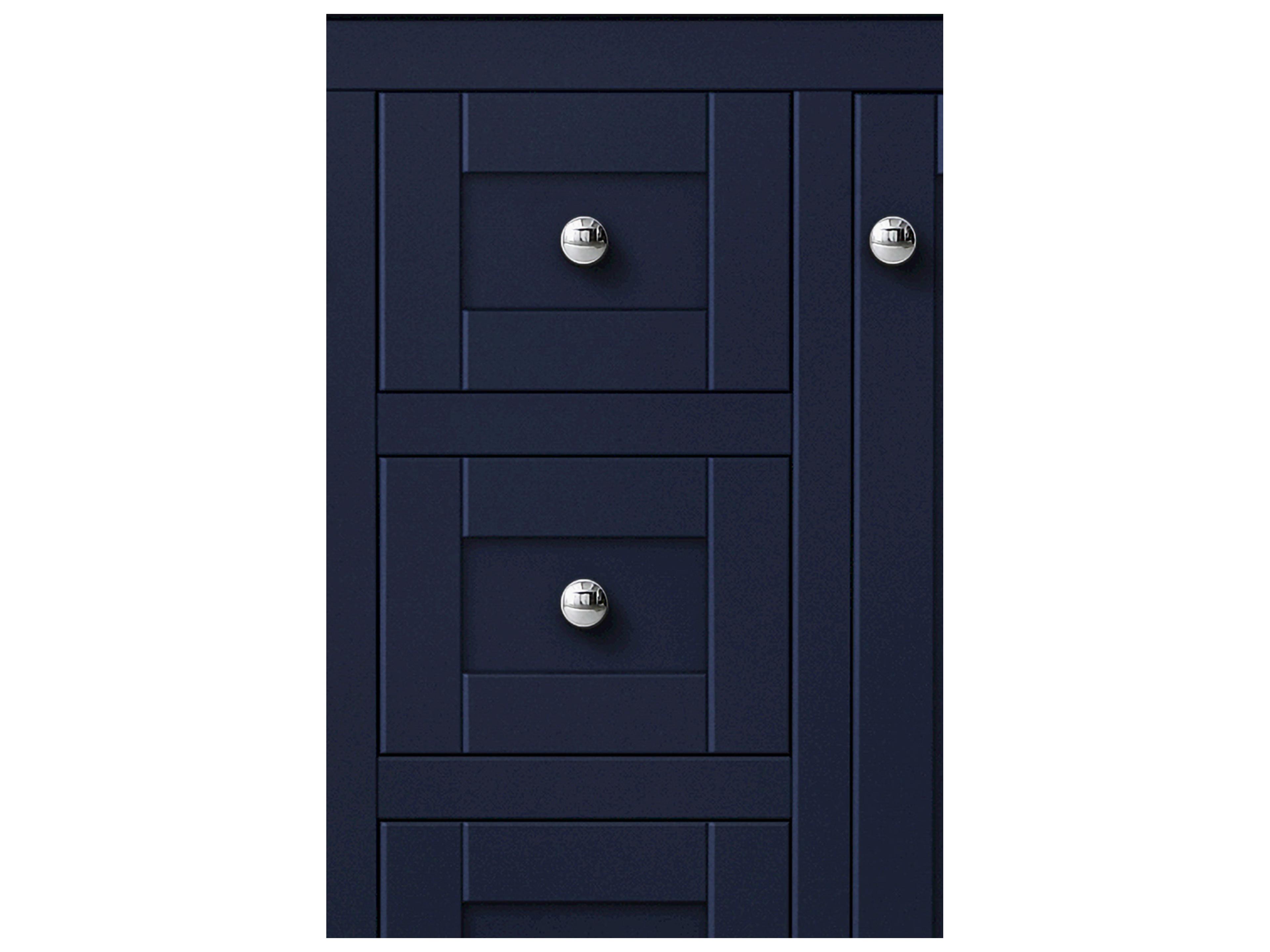Wyndham Collection Avery 47" Dark Blue Vanity
